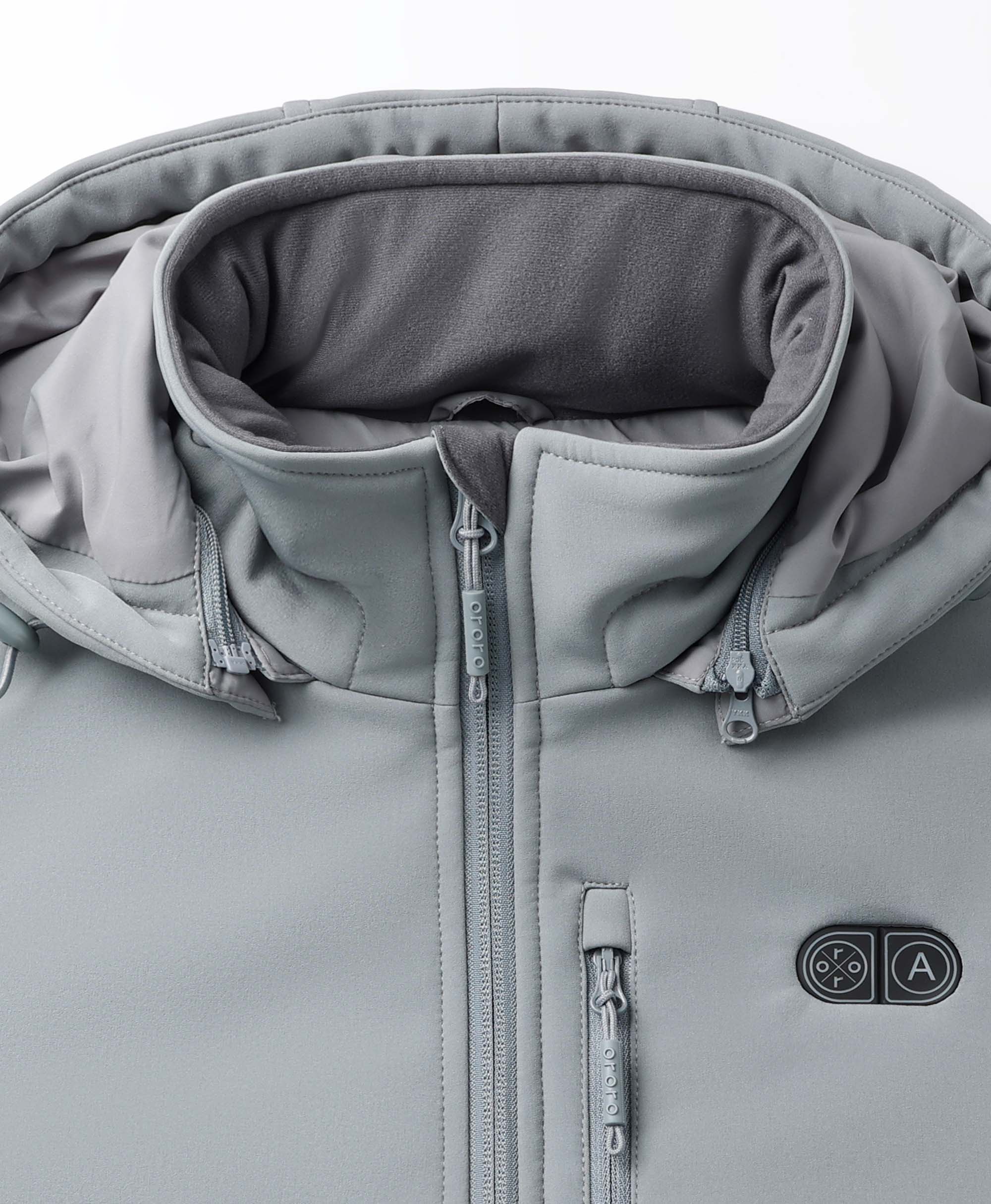 ORORO Heated Men's Heated Dual Control Jacket with 5 Heating Zones (Pocket Heating) (Apparel Only) - Image 15