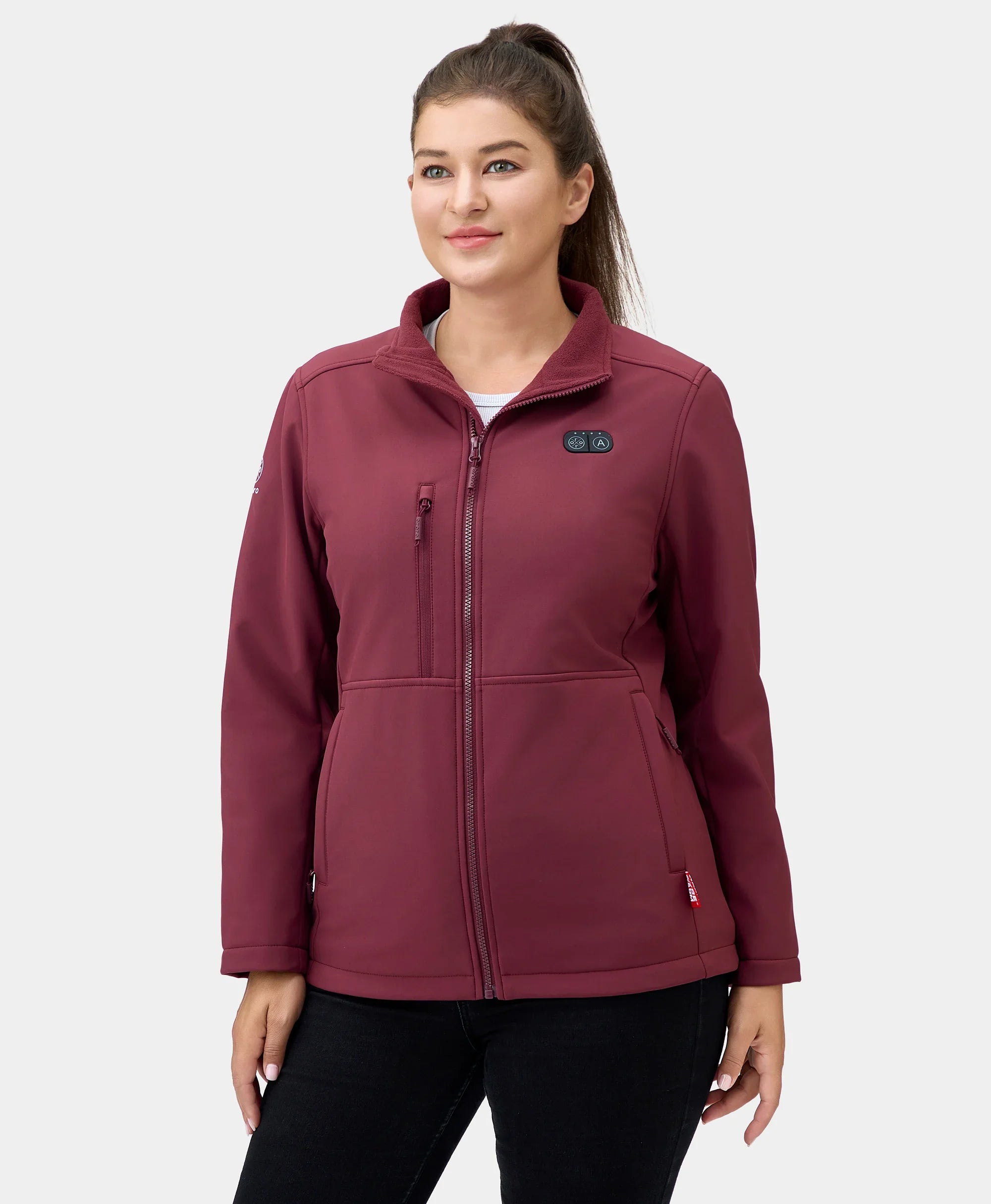 ORORO Heated (Open-box) Maverick SureWarm® Women's 6-Zone Dual-Control Heated Softshell Jacket (Battery Set Not Included) - Image 13