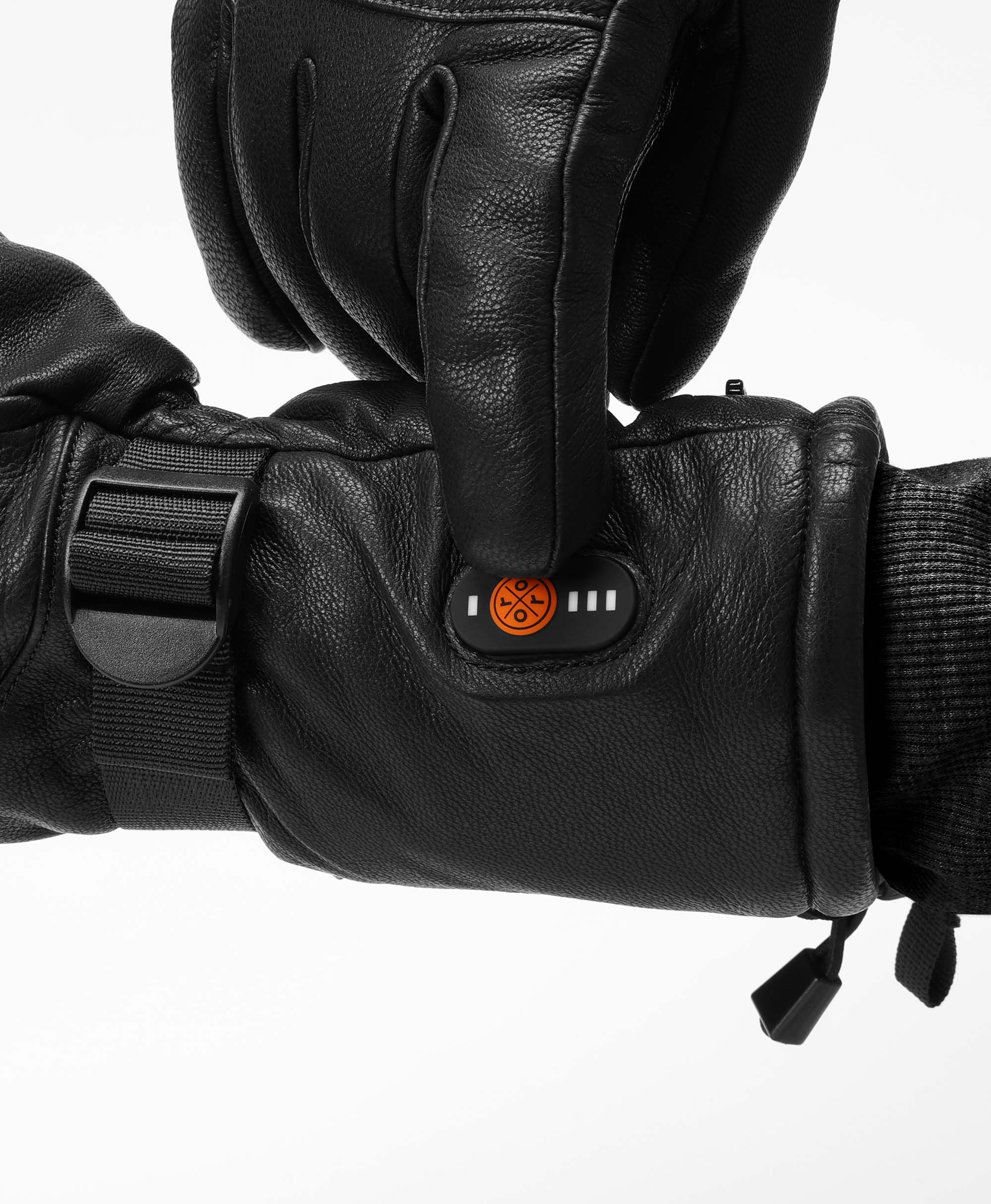 ORORO Heated (Open-box) Boise Unisex Heated Full Leather Gloves - Image 6