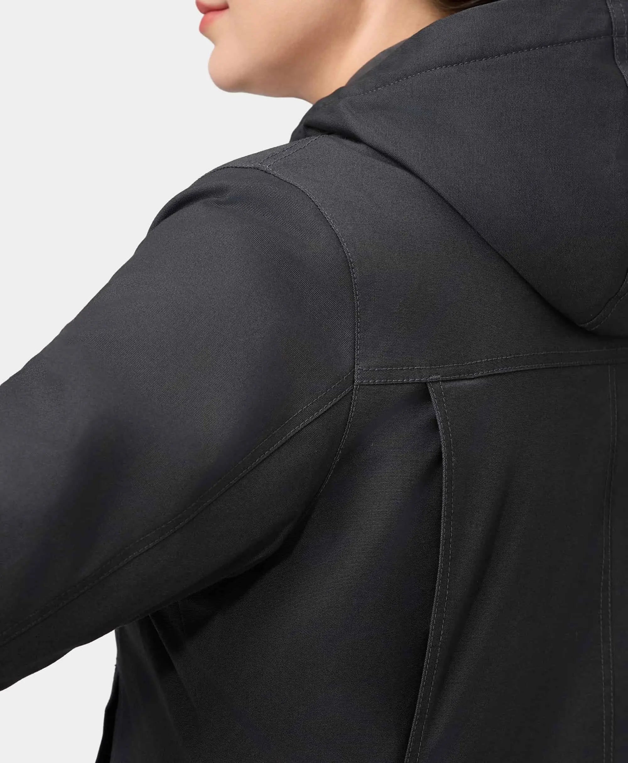 ORORO Heated Cheyenne Women's 5-Zone Dual-Control Heated Canvas Jacket (Apparel Only) - Image 11