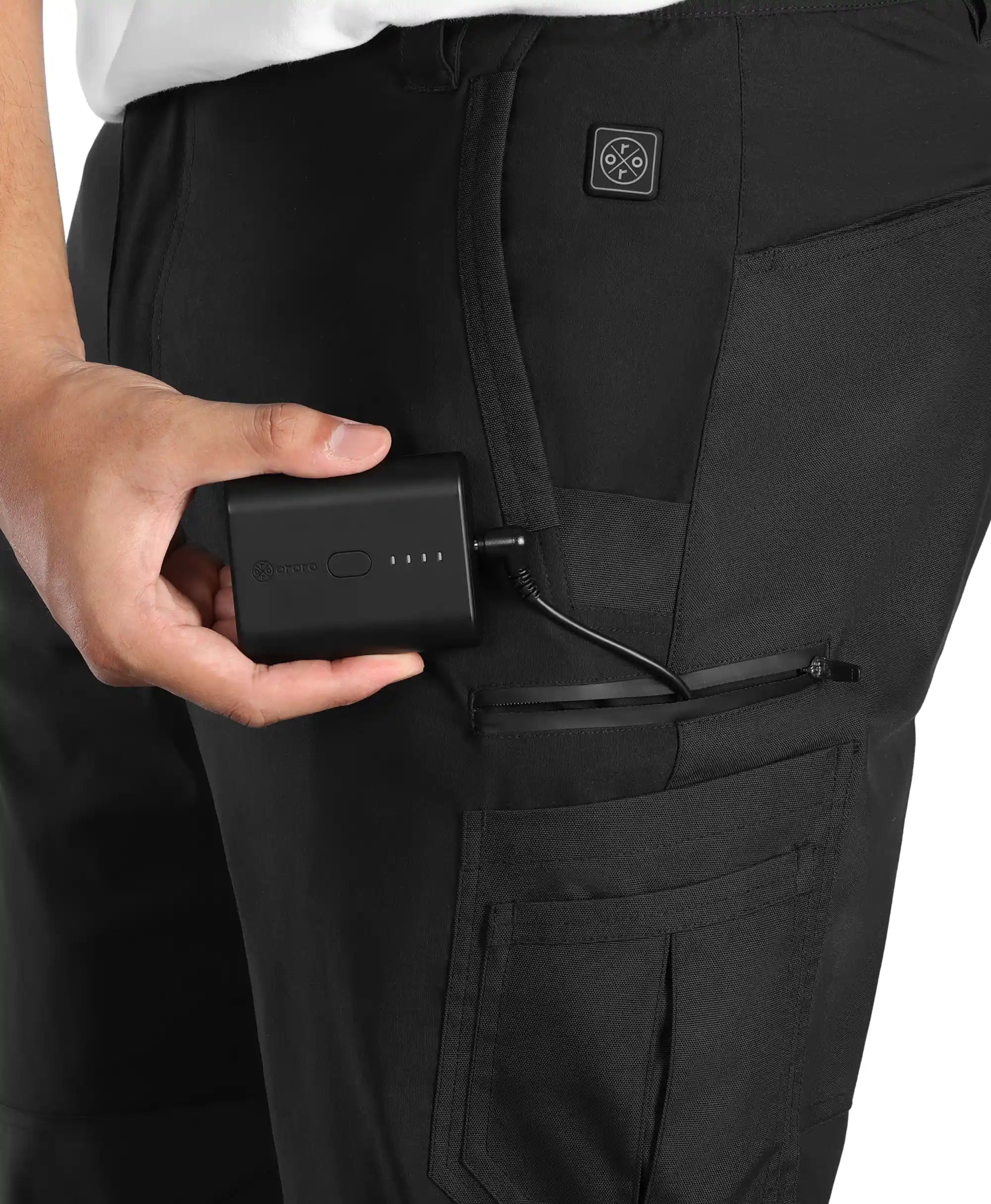 ORORO Heated (Open-box) Bristol Men's Heated Utility Fleece Lined Pants (Battery Set Not Included) - Image 12