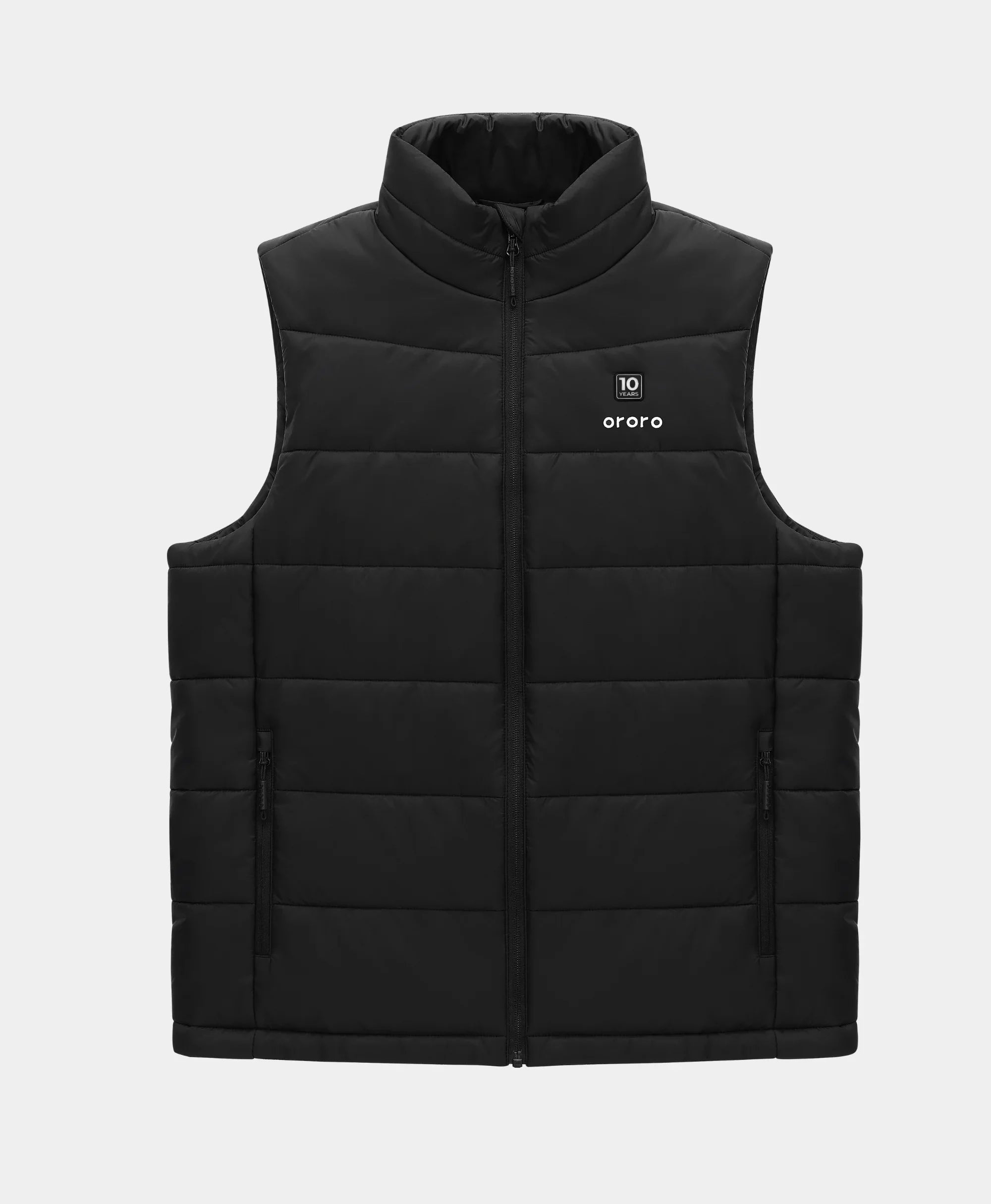 ORORO Heated Men's 4-Zone Classic Heated Vest (10-Year Anniversary Limited Edition) - Black