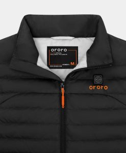 Alternative view of ORORO Heated (Open-box) Cloudmere Women's 5-Zone Heated Long Down Vest (Battery Set Not Included)