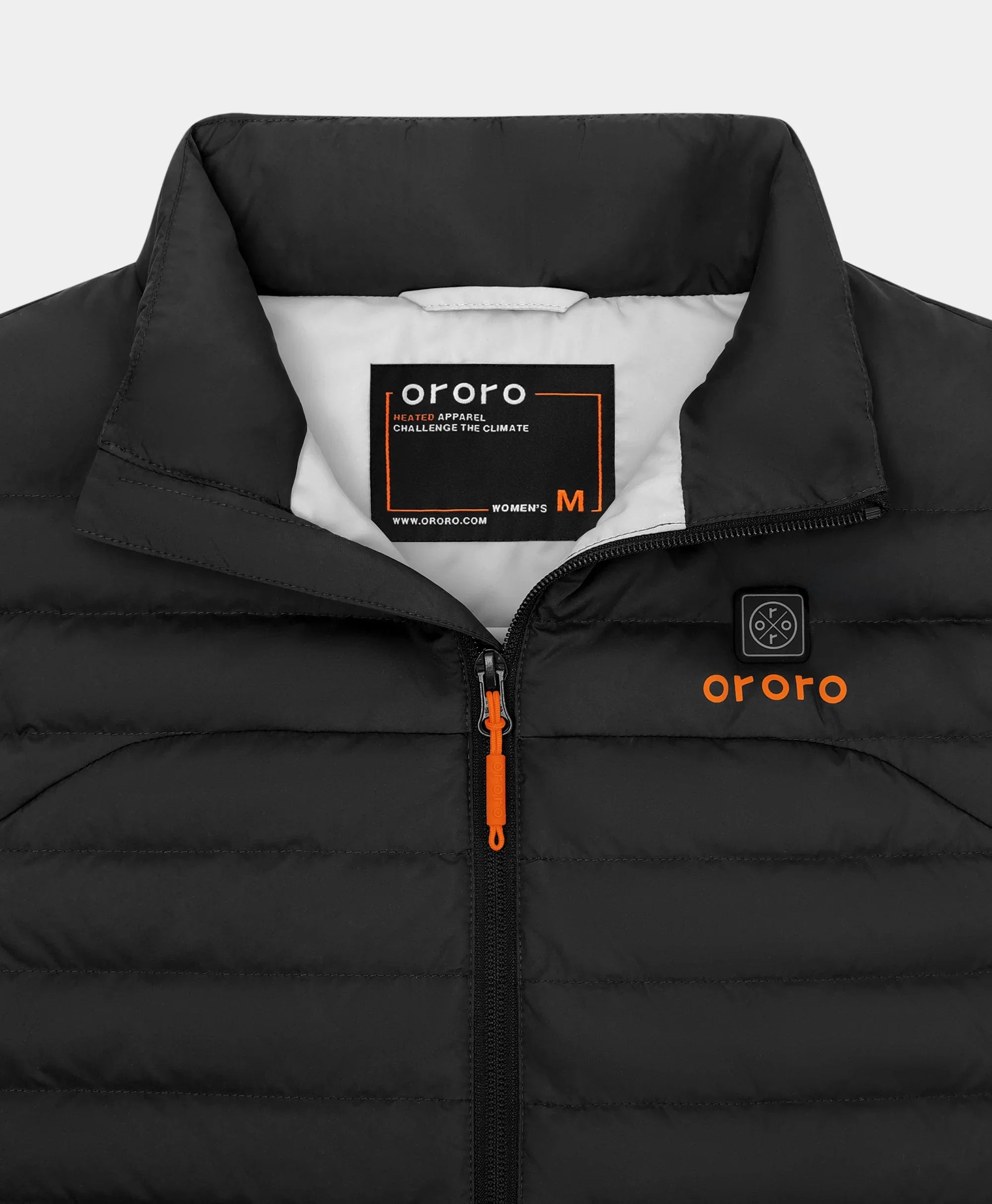ORORO Heated Cloudmere Women's 5-Zone Heated Long Down Vest (Apparel Only) - Image 31