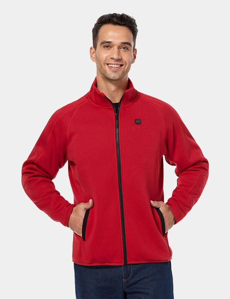 ORORO Heated (Open-box) Men's Heated Fleece Jacket (Battery Set Not Included) - Image 25
