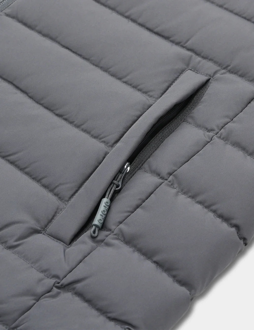 ORORO Heated Men's Heated Lightweight Down Vest - Image 12