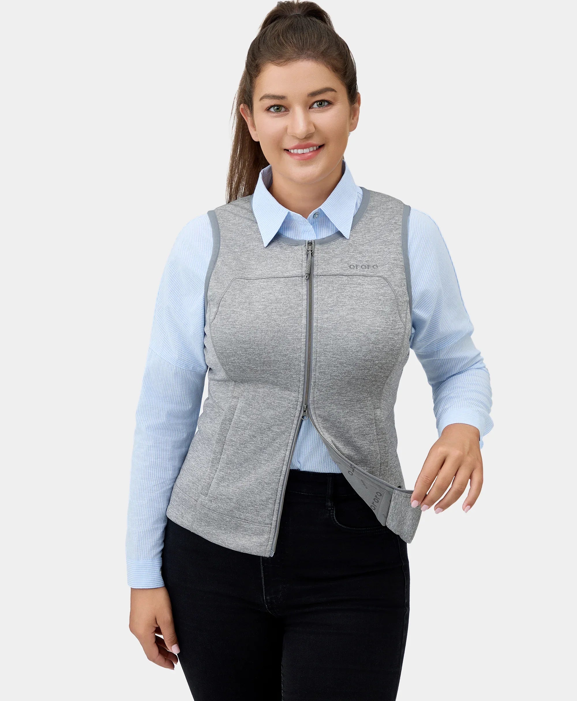 ORORO Heated (Open-box) Suzanne Women's Heated Soft Armor Vest (Battery Set Not Included) - Image 5