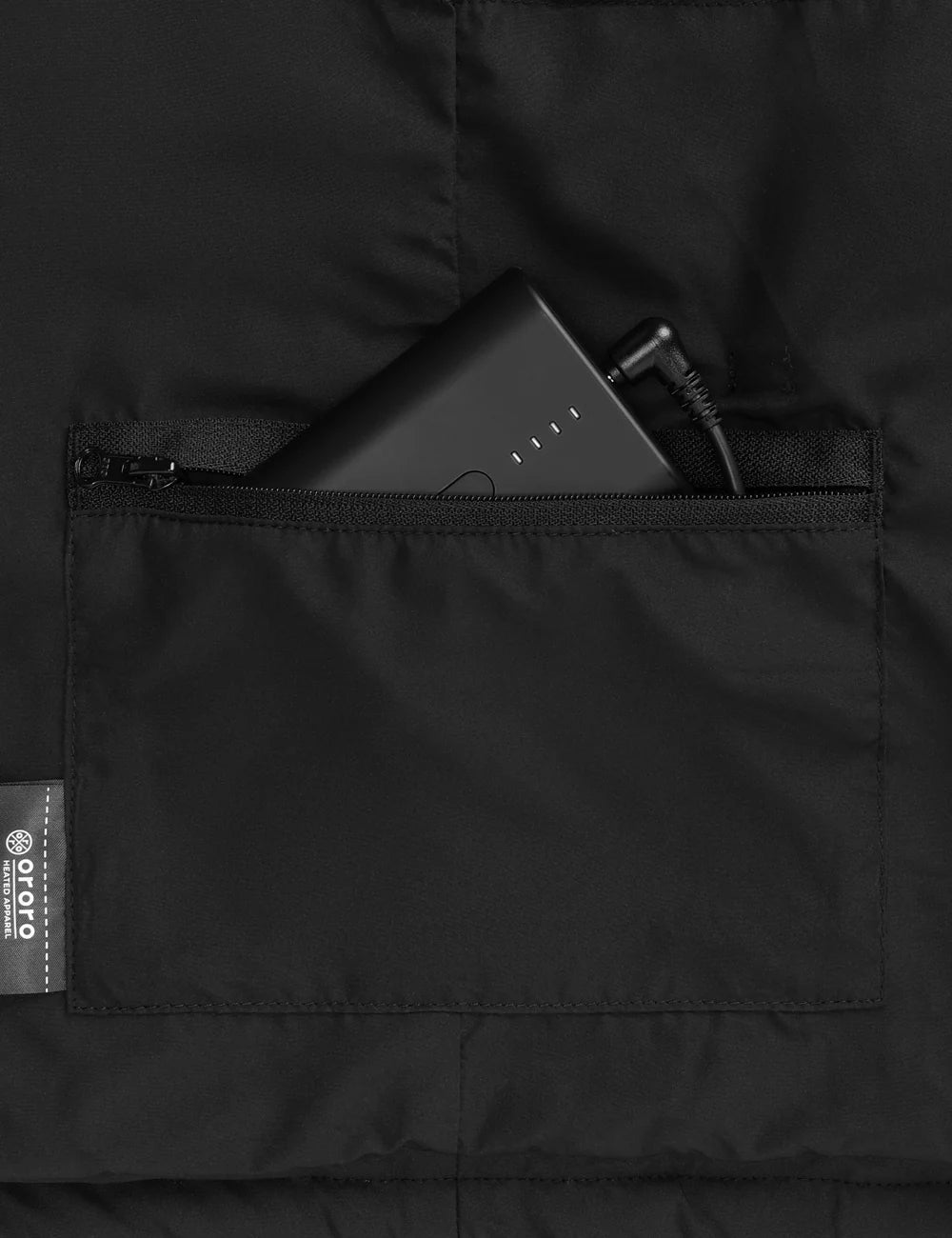 ORORO Heated Men's Heated Quilted Vest - Image 12