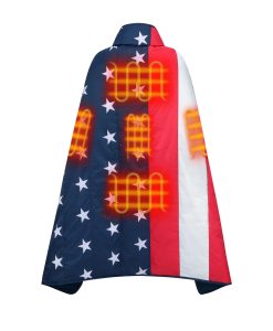 Alternative view of ORORO Heated Freedom Unisex 5-Zone Heated Blanket
