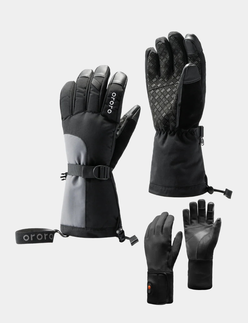 ORORO Heated Twin Cities 3-in-1 Heated Gloves 2.0