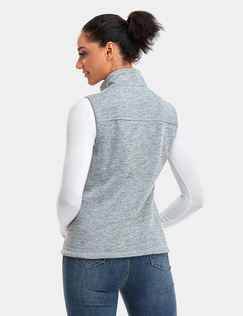 ORORO Heated Women's Heated Fleece Vest - New Colors (ORORO Heated Final Sale) - Image 2