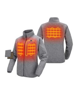 Alternative view of ORORO Heated Women's Heated Full-Zip Fleece Jacket (ORORO Heated Final Sale)