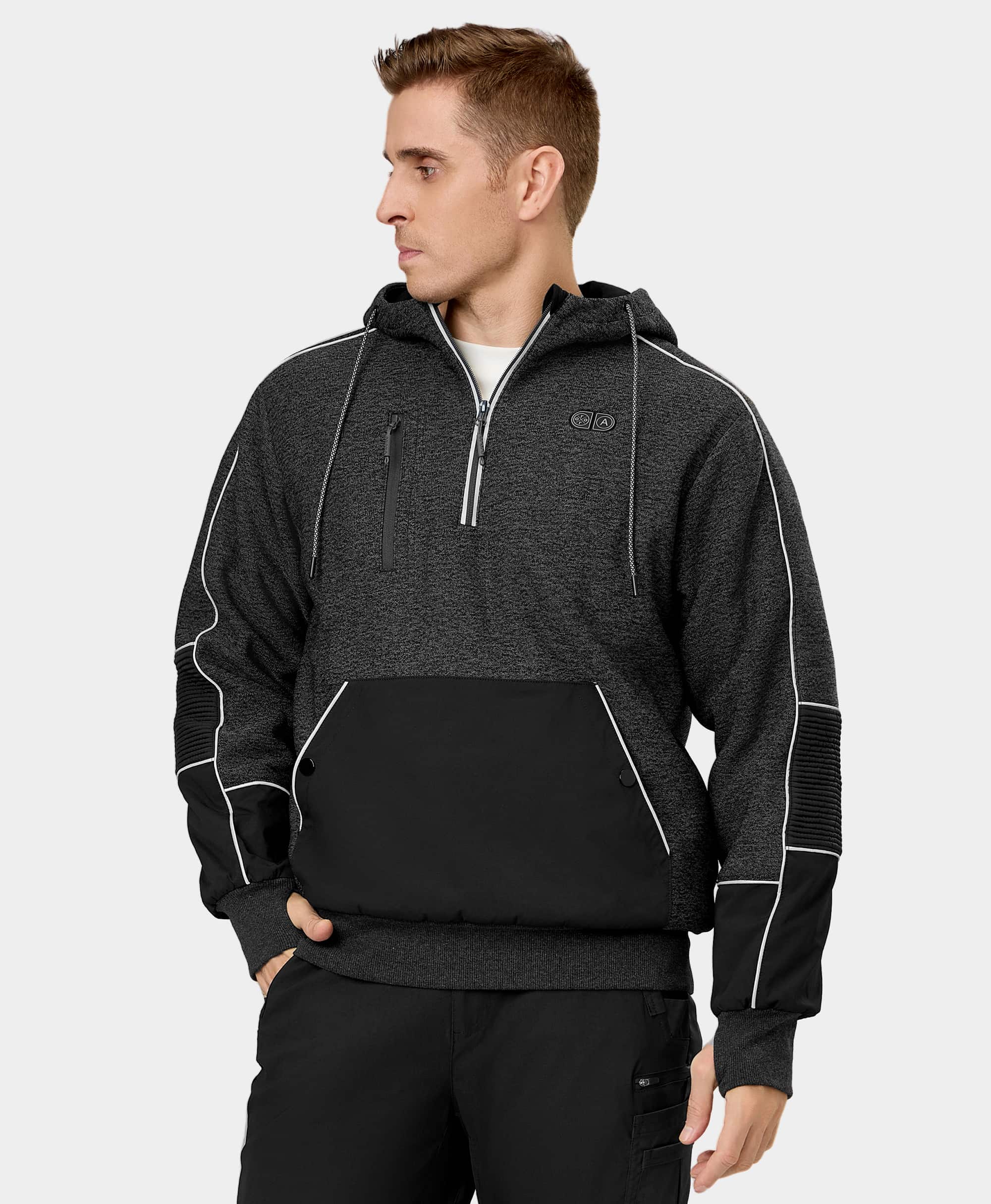 ORORO Heated (Open-box) Wayne Men's 5-Zone Heated Pullover Hoodie(Battery Set Not Included) - Image 17