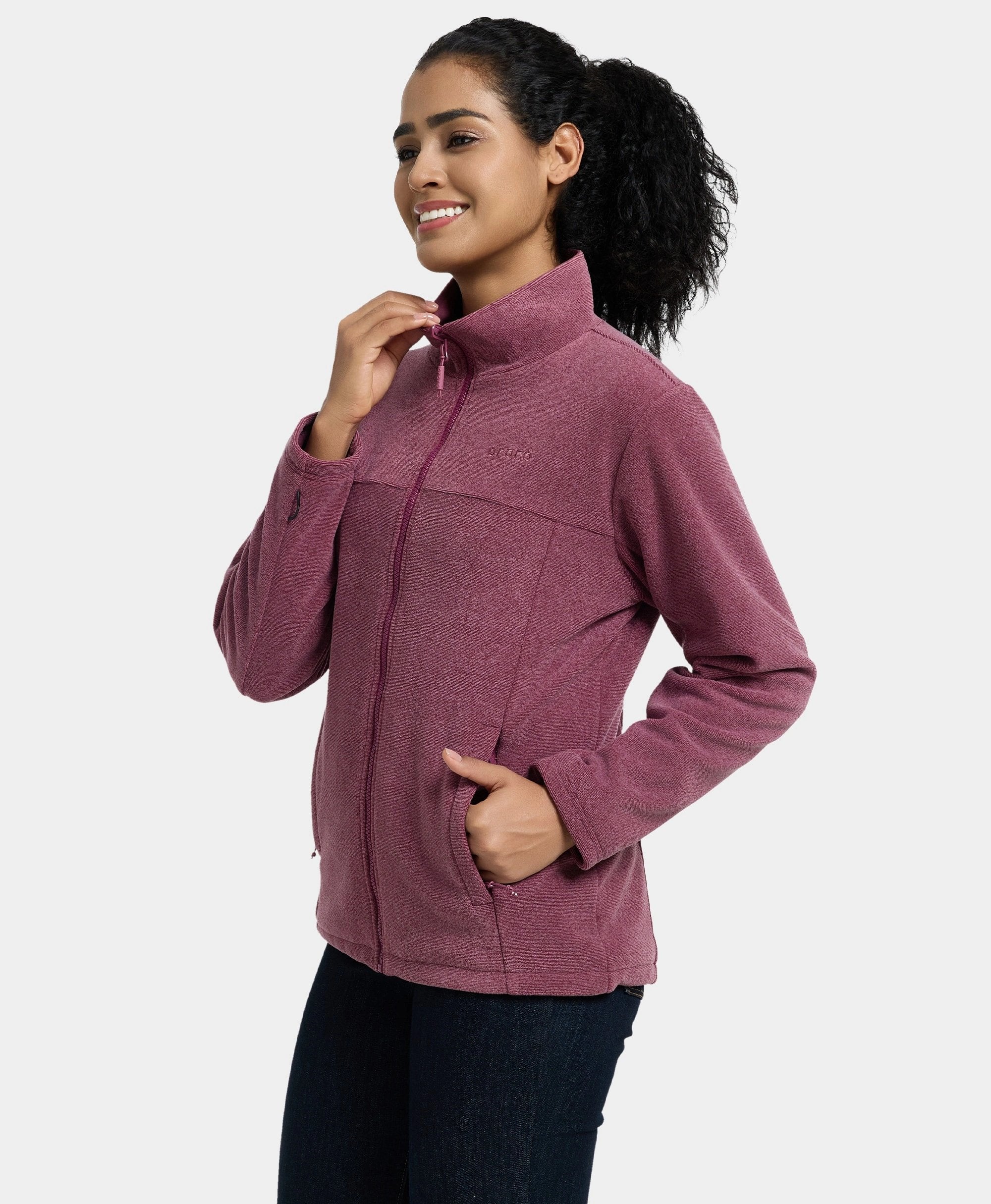 ORORO Heated (Open-box) River Ridge Women's Heated Fleece Liner Jacket (Battery Set Not Included) - Image 10