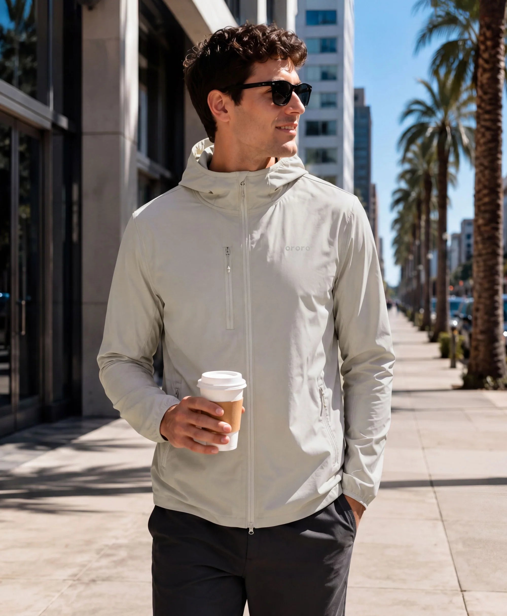 ORORO Heated Men’s UPF 50 Sun Protection Jacket - Image 2