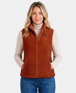ORORO Heated Women's Heated Recycled Fleece Vest
