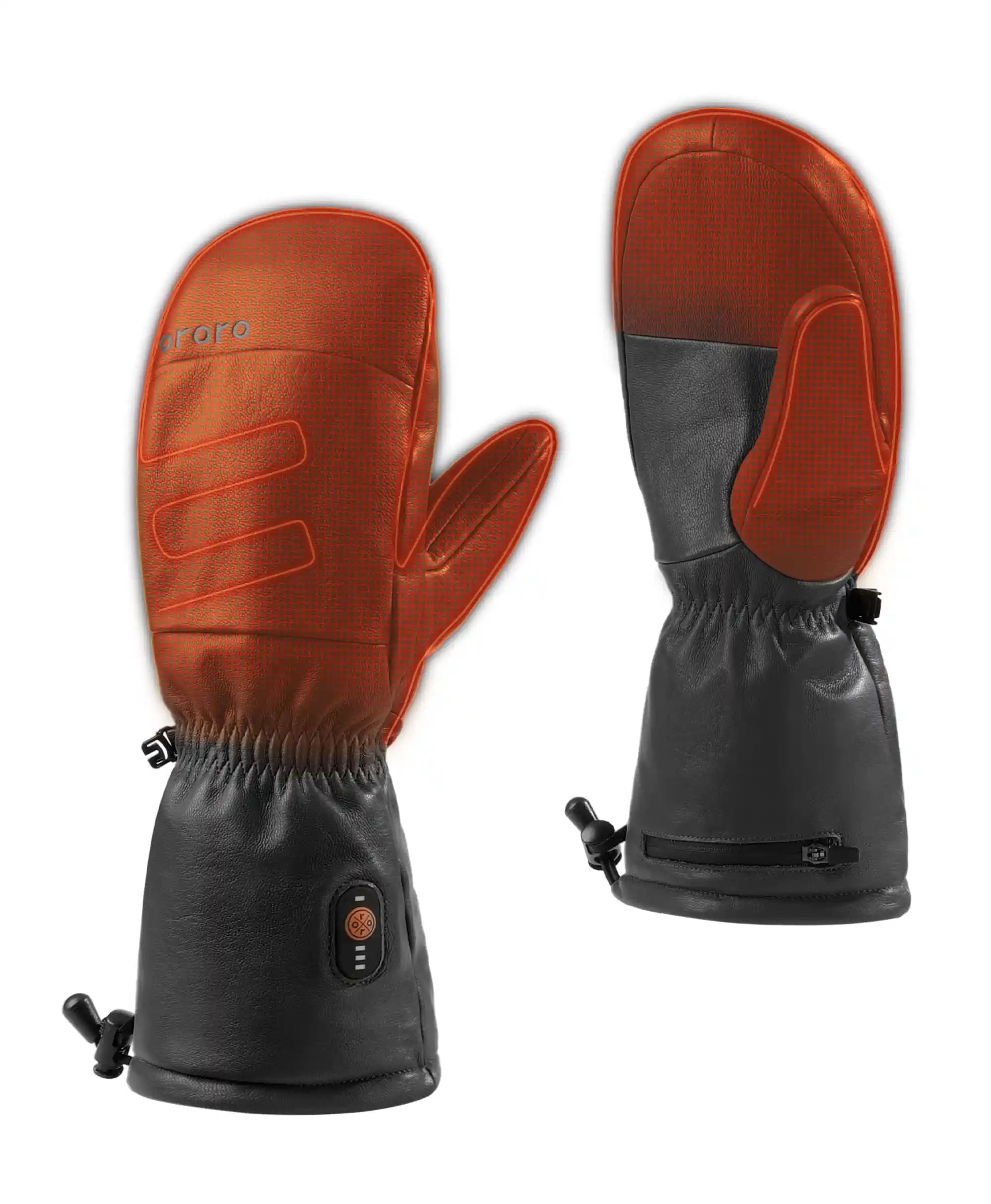 ORORO Heated (Open-box) Duluth Unisex Heated Leather Chopper Mittens - Image 13
