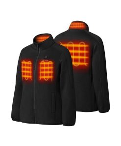 ORORO Heated (Open-box) Women's Heated Full-Zip Fleece Jacket (Battery Set Not Included)
