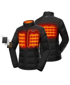 ORORO Heated (Open-box) Women's Heated Puffer Jacket  (Battery Set Not Included)