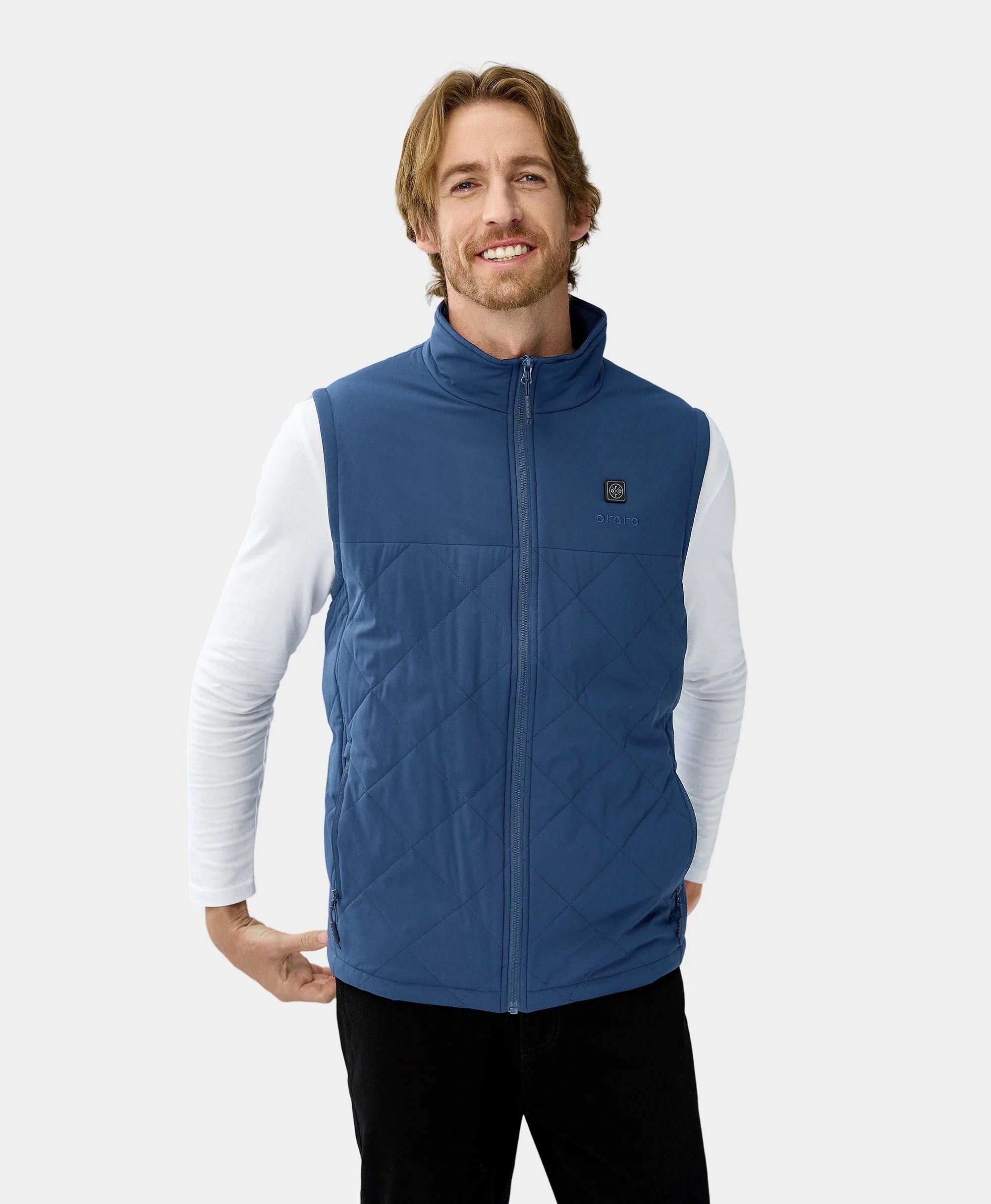 ORORO Heated Men's Heated Quilted Vest (Apparel Only) - Image 27