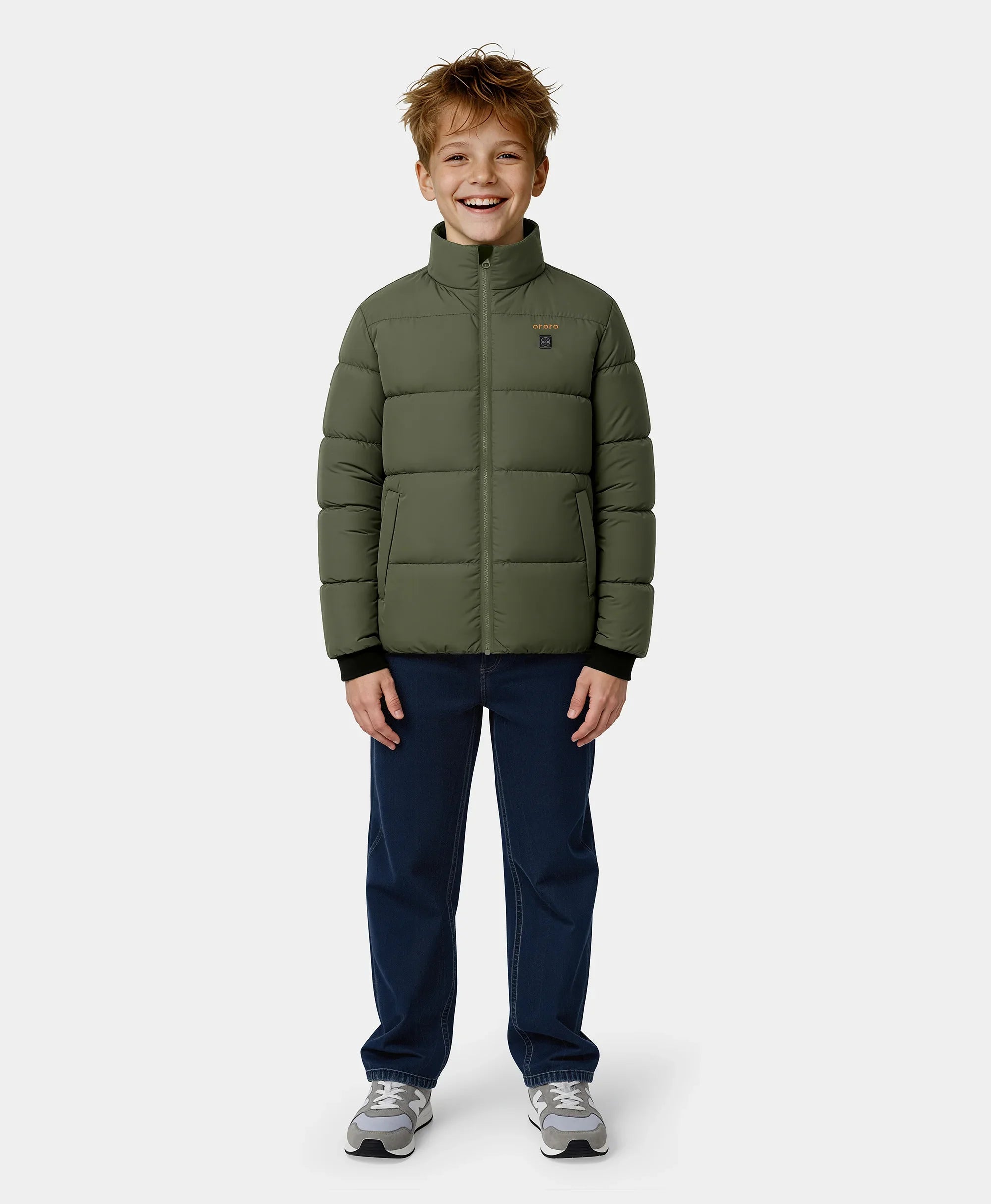 ORORO Heated Kids' 4-Zone Heated Down Jacket (Apparel Only) - Image 3