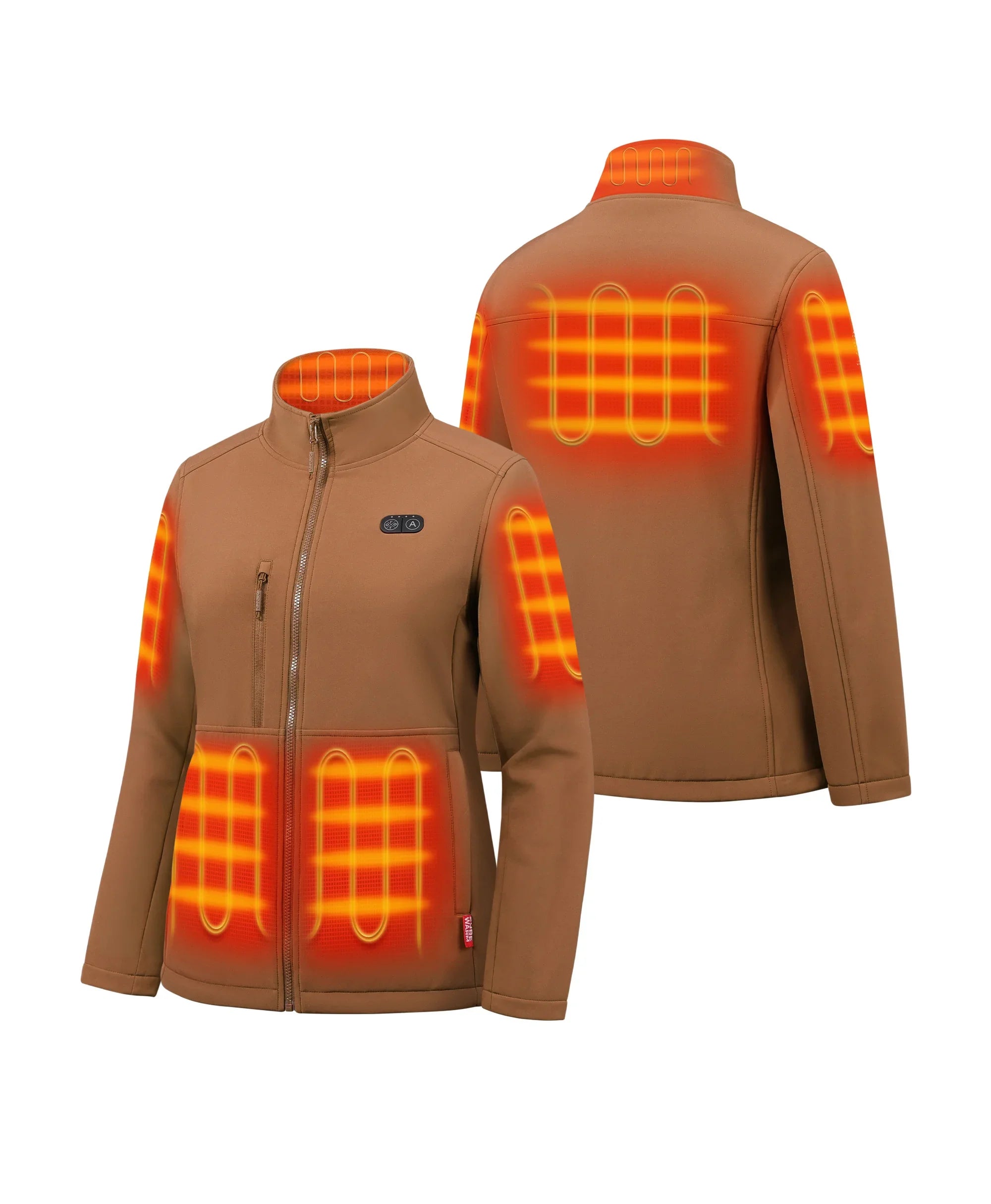 ORORO Heated Maverick ORORO Heated SureWarm® Women's 6-Zone Dual-Control Heated Softshell Jacket - Image 44