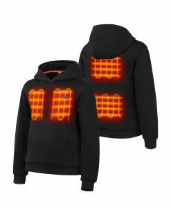 Alternative view of ORORO Heated Kids' 4-Zone Heated Pullover Hoodie