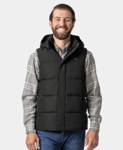 ORORO Heated Men's Heated Down Vest (800-Fill)