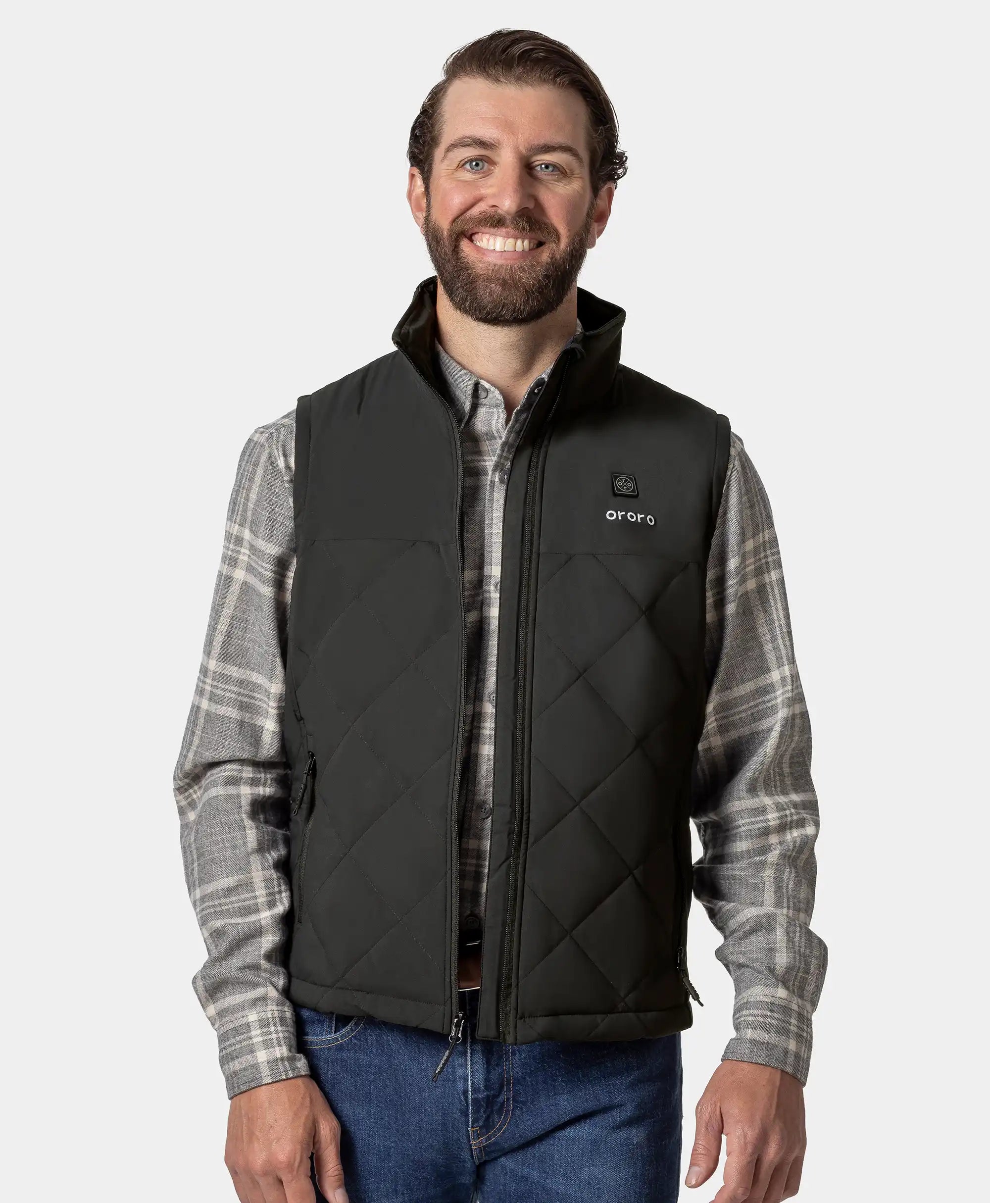 ORORO Heated Men's Heated Quilted Vest