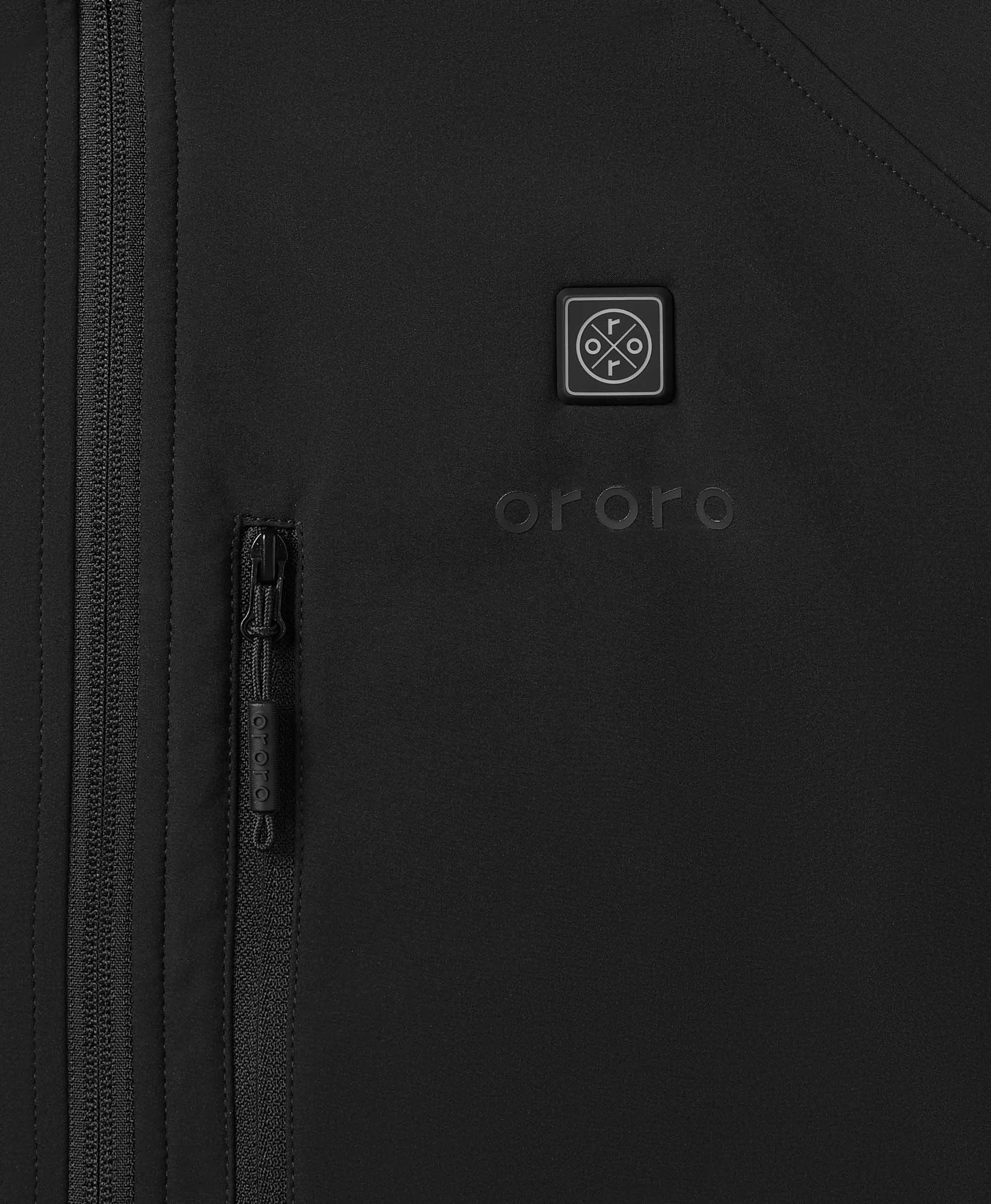 ORORO Heated Men's Heated Softshell Vest - Lower Back Heating - Image 20