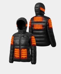ORORO Heated (Open-box) AeroPro Women's 8-Zone Packable Heated Down Jacket (Battery Set Not Included)