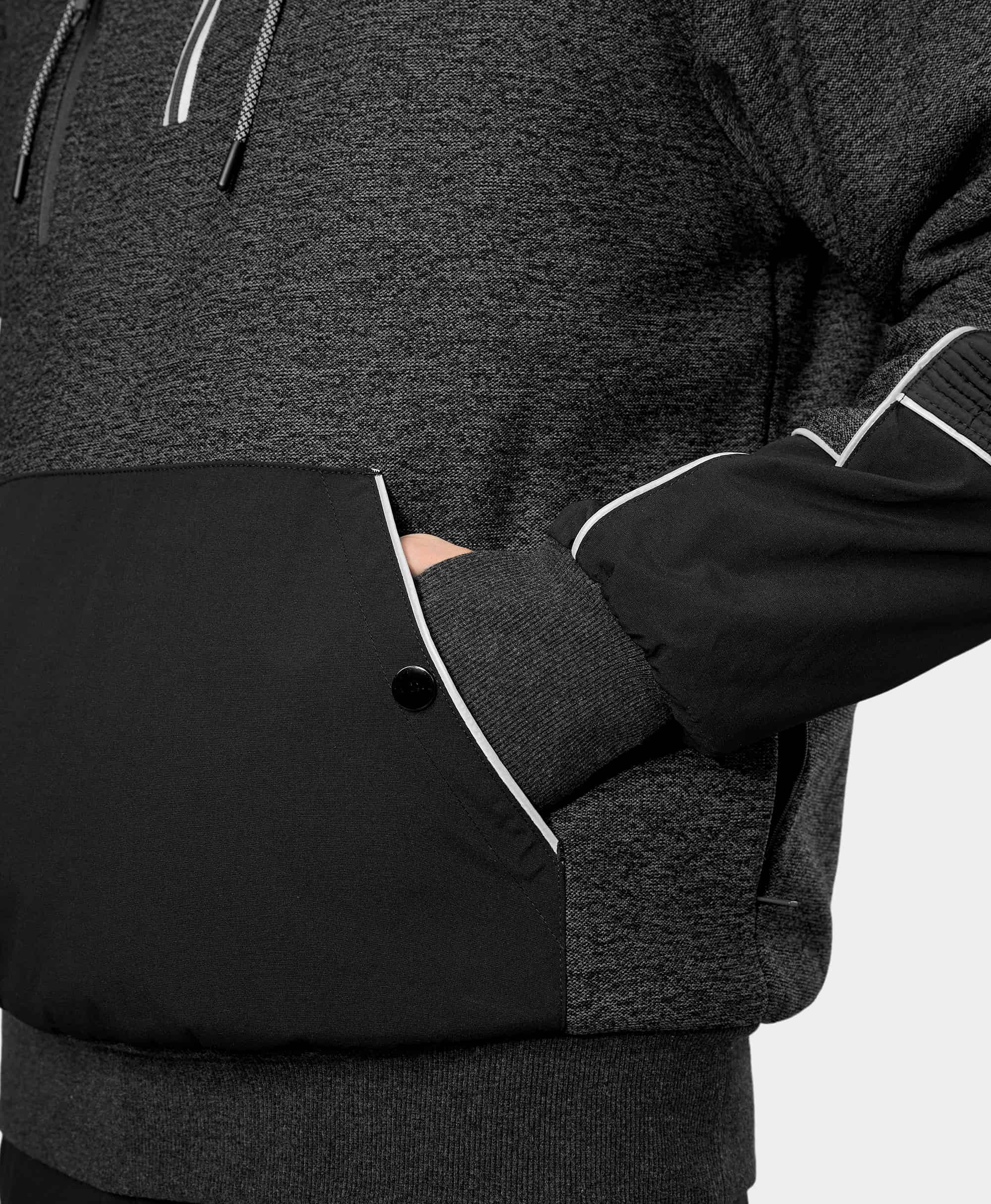 ORORO Heated (Open-box) Wayne Men's 5-Zone Heated Pullover Hoodie(Battery Set Not Included) - Image 6