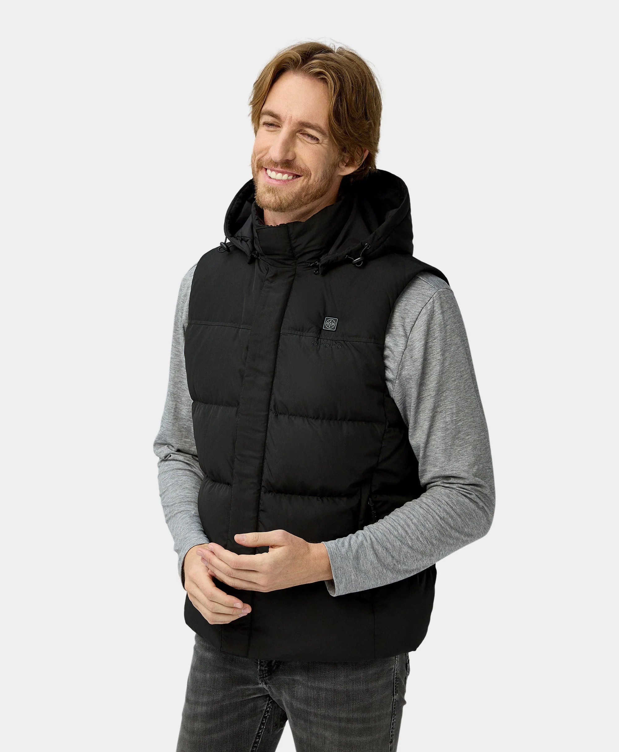ORORO Heated (Open-box) Men's Heated Down Vest (Battery Set Not Included) - Image 5