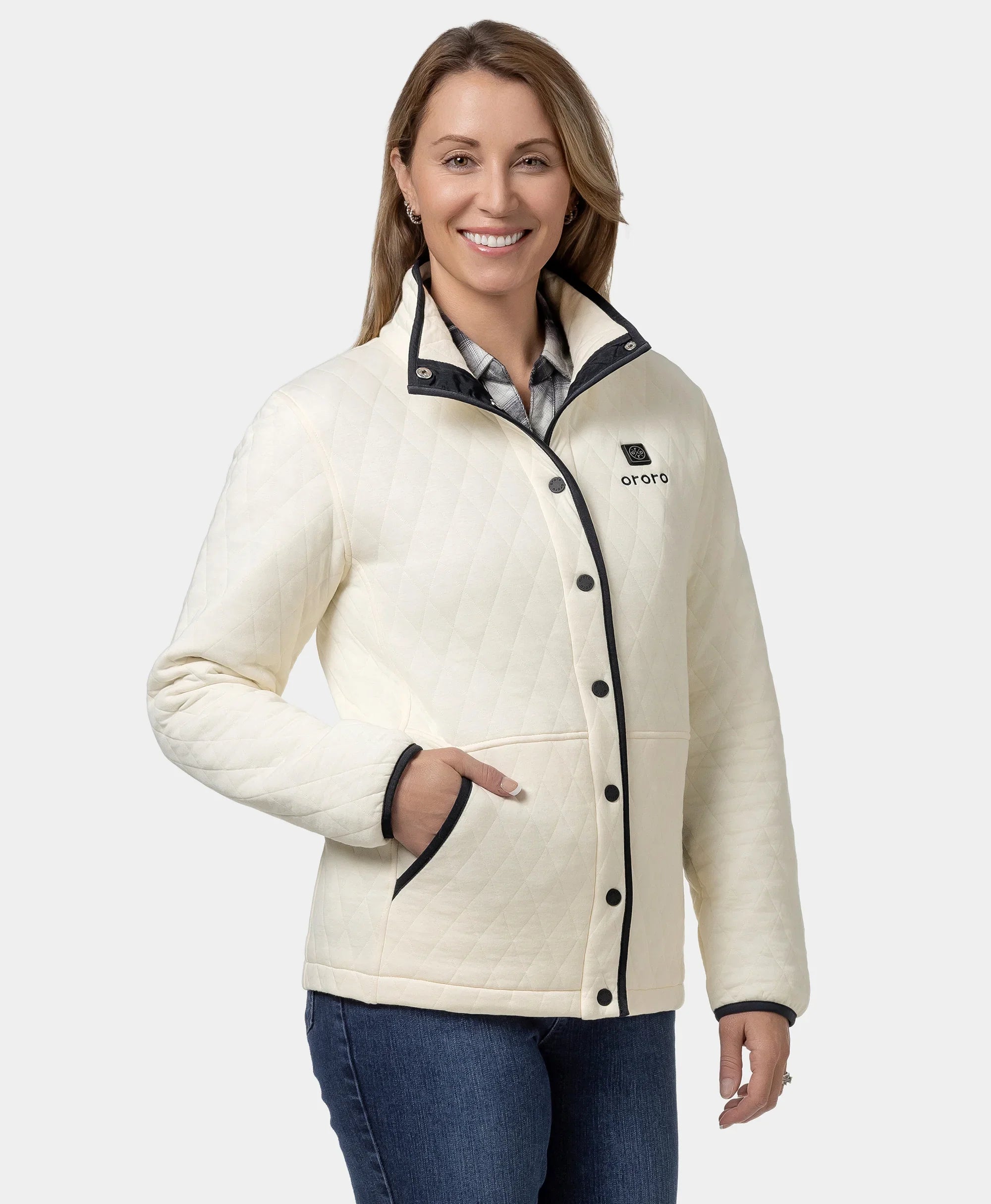 ORORO Heated Chalet Women's Heated Quilted Jacket (ORORO Heated Final Sale) - Image 4