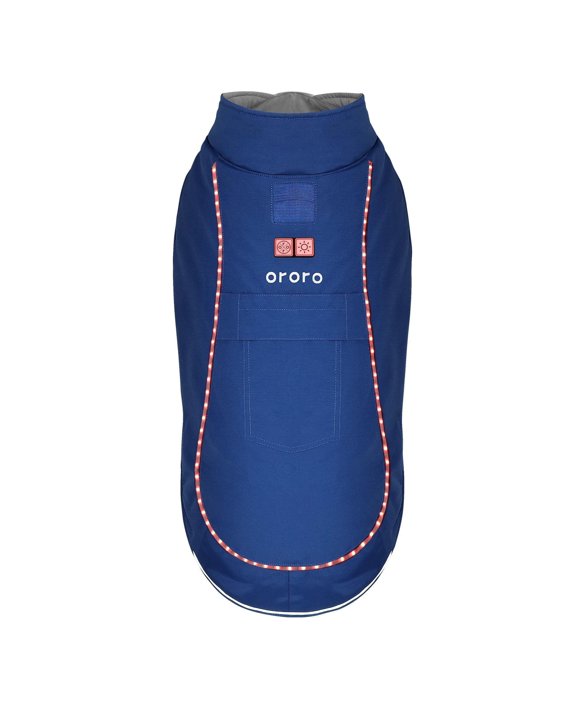 ORORO Heated Koldpwoof 4-Zone Heated Dog Vest w/ LED Lights - Image 5