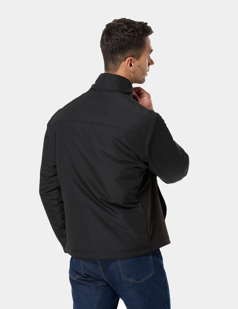 ORORO Heated (Open-box) Men's Heated Golf Jacket with Zip-off Sleeves (Battery Set Not Included) - Image 13