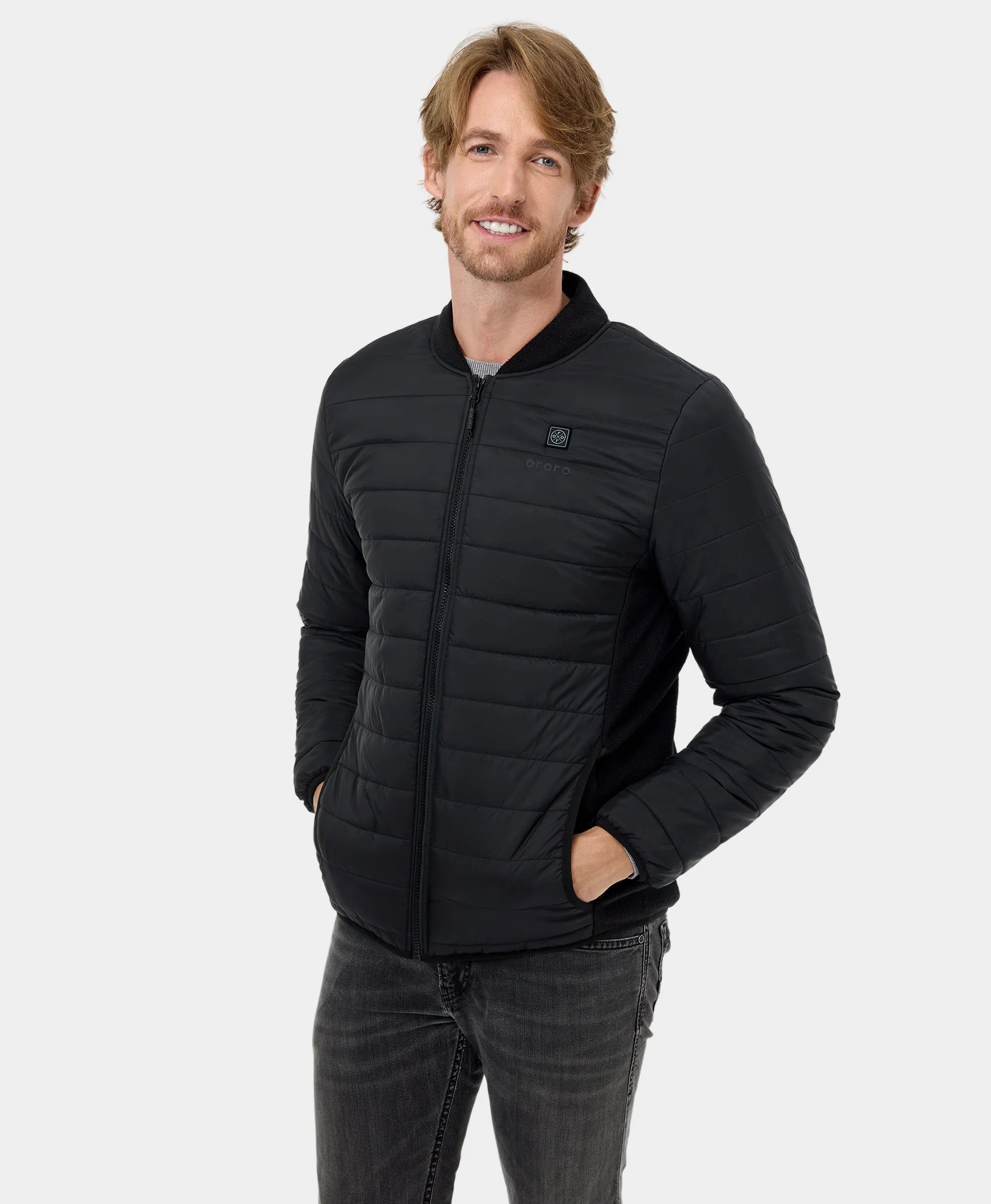 ORORO Heated (Open-box) PuffLyte™ Men's Heated Lightweight Jacket (Battery Set Not Included) - Image 3