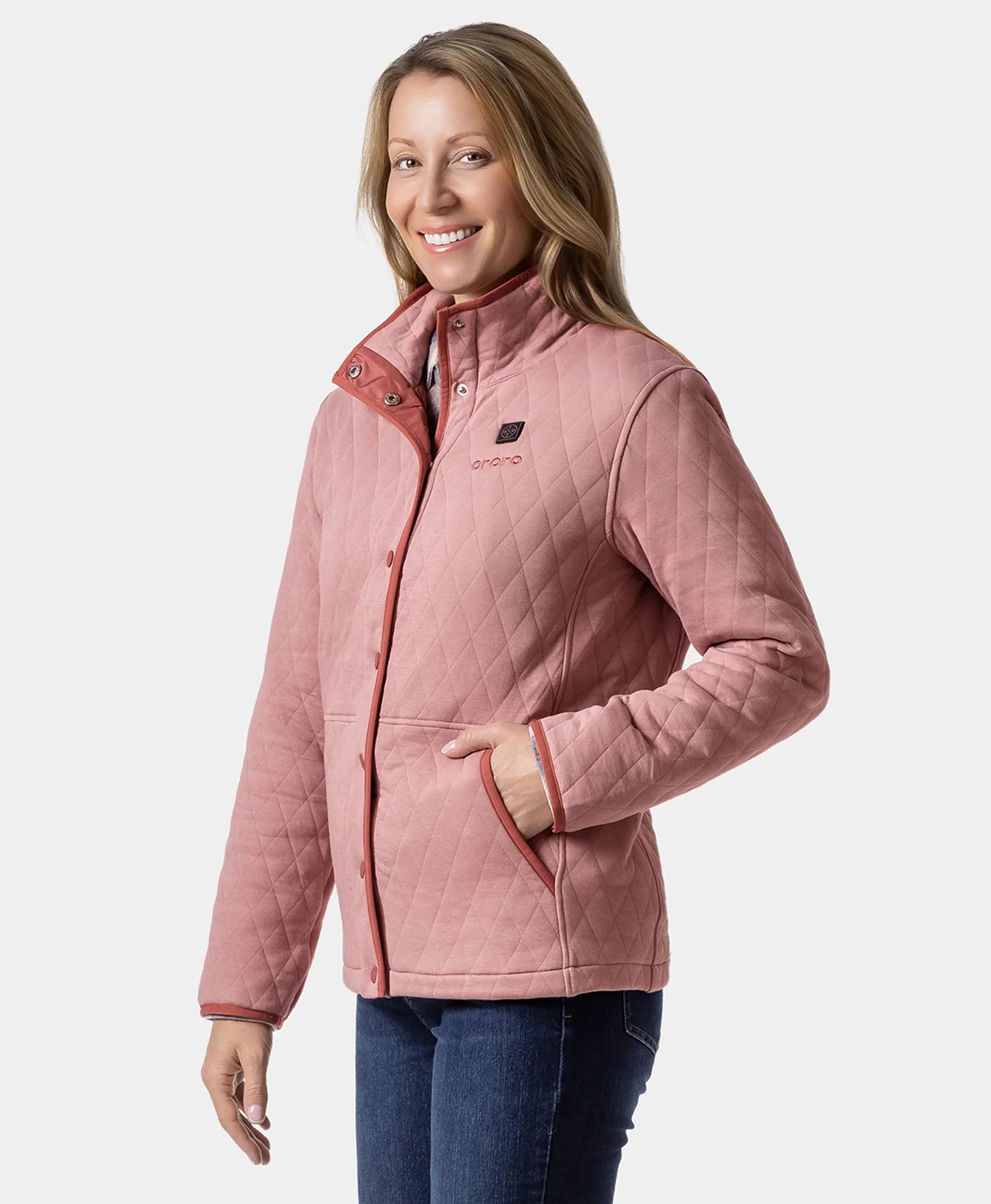 ORORO Heated Chalet Women's Heated Quilted Jacket (ORORO Heated Final Sale) - Image 15