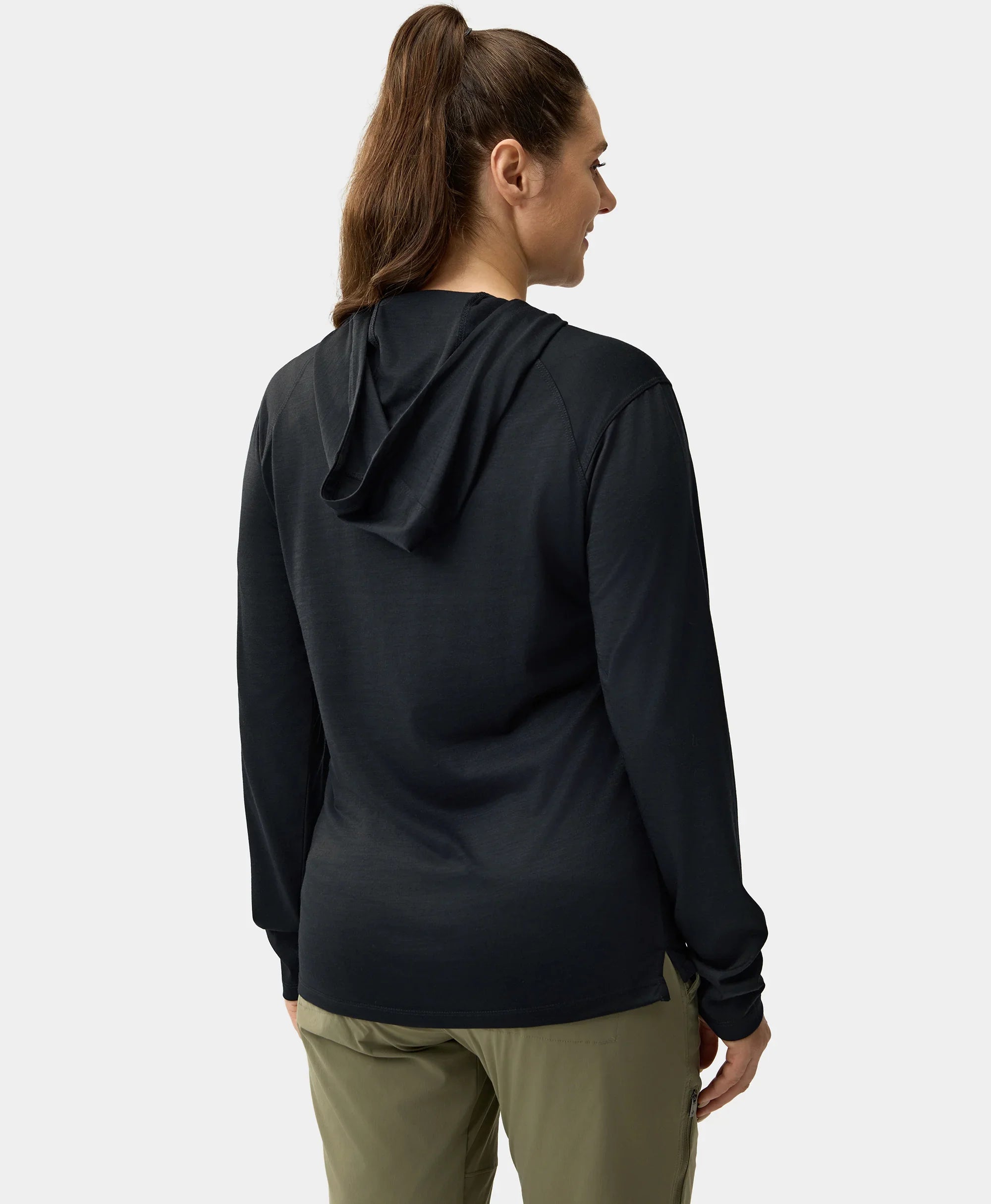 ORORO Heated Aoraki Unisex Merino Wool Blend Baselayer - Black - Image 3