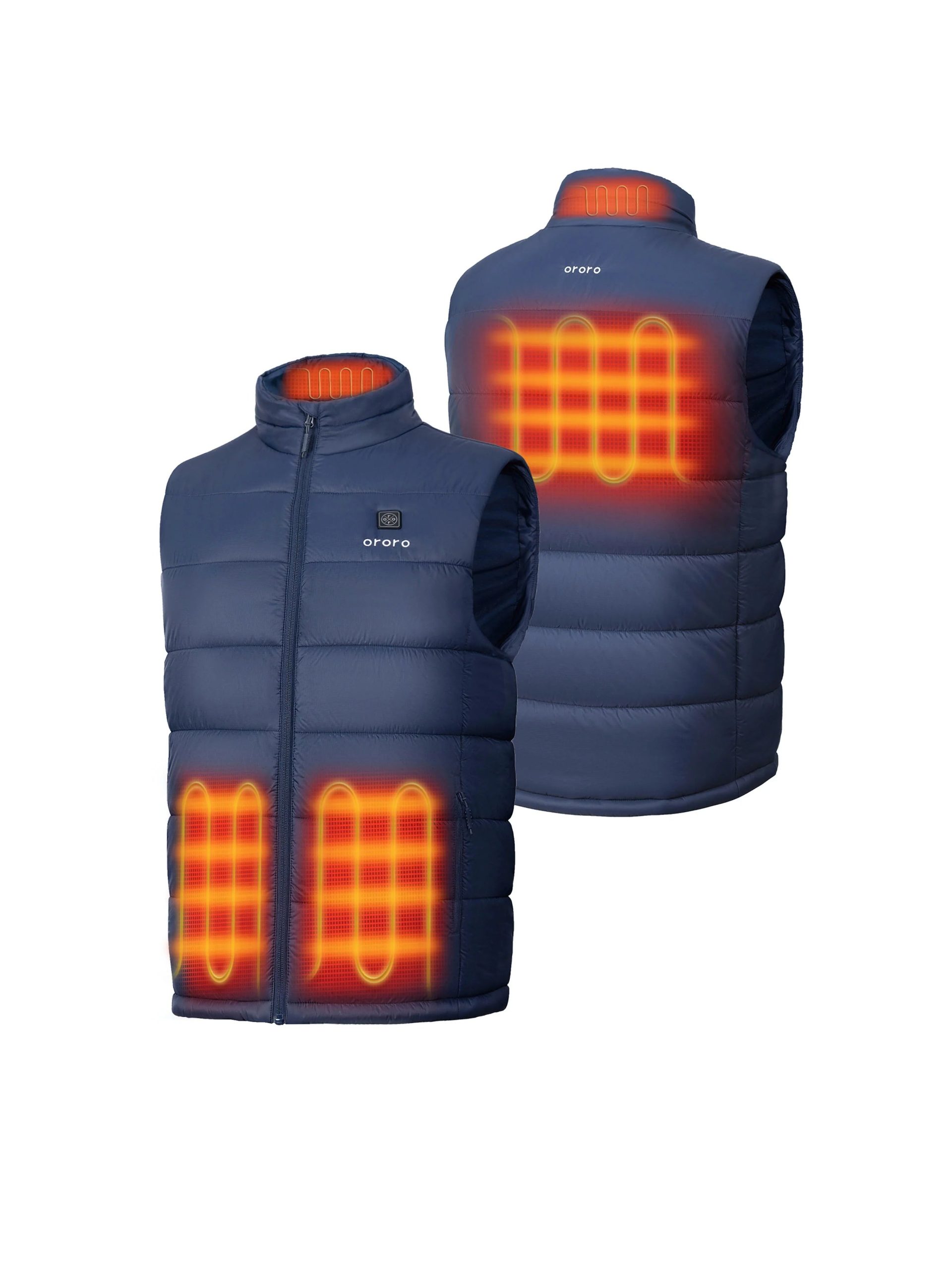 ORORO Heated Men's Classic Heated Vest (Apparel Only) - Image 26