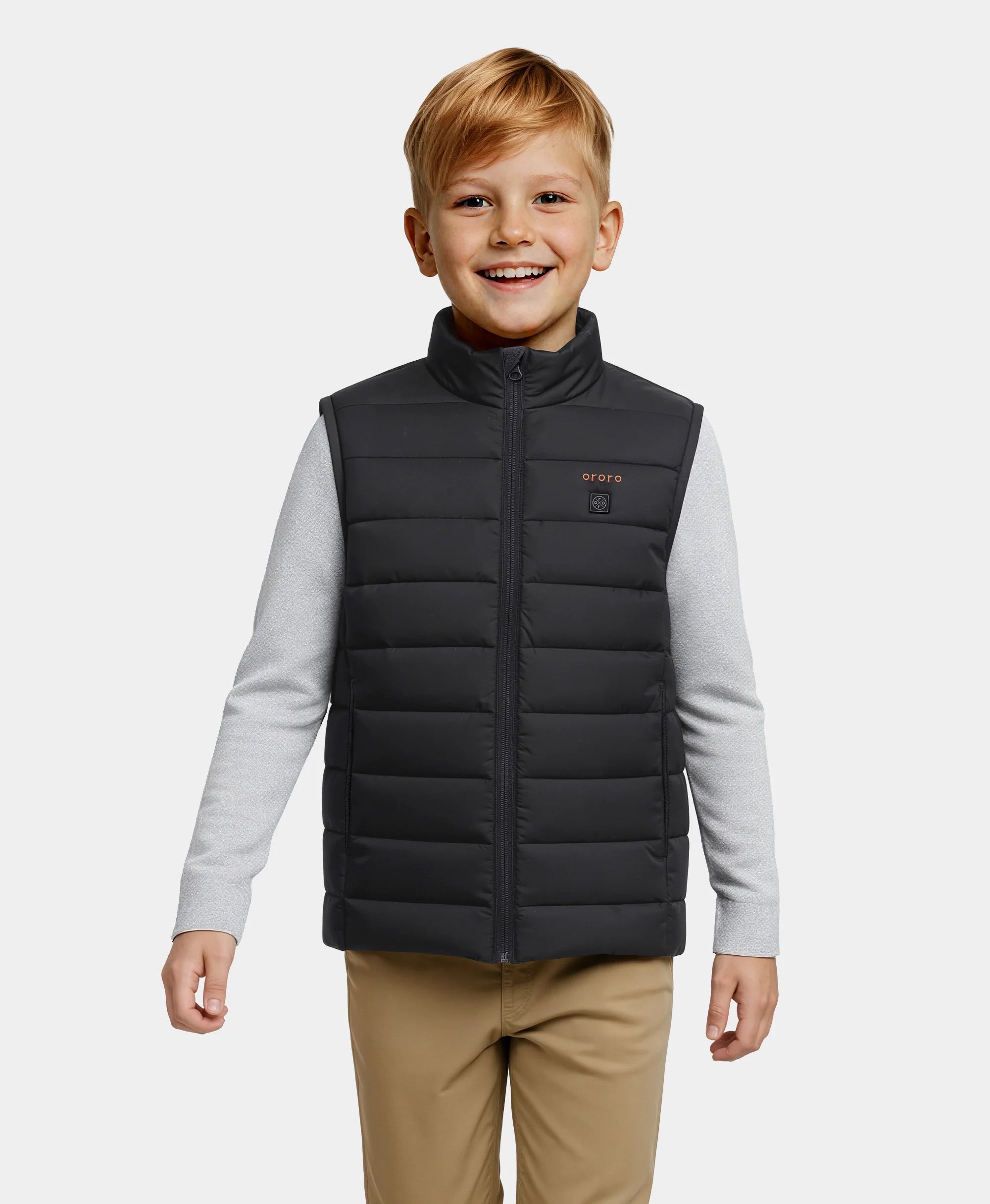 ORORO Heated (Open-box) Kids' 4-Zone Classic Heated Vest (Battery Set Not Included) - Image 16