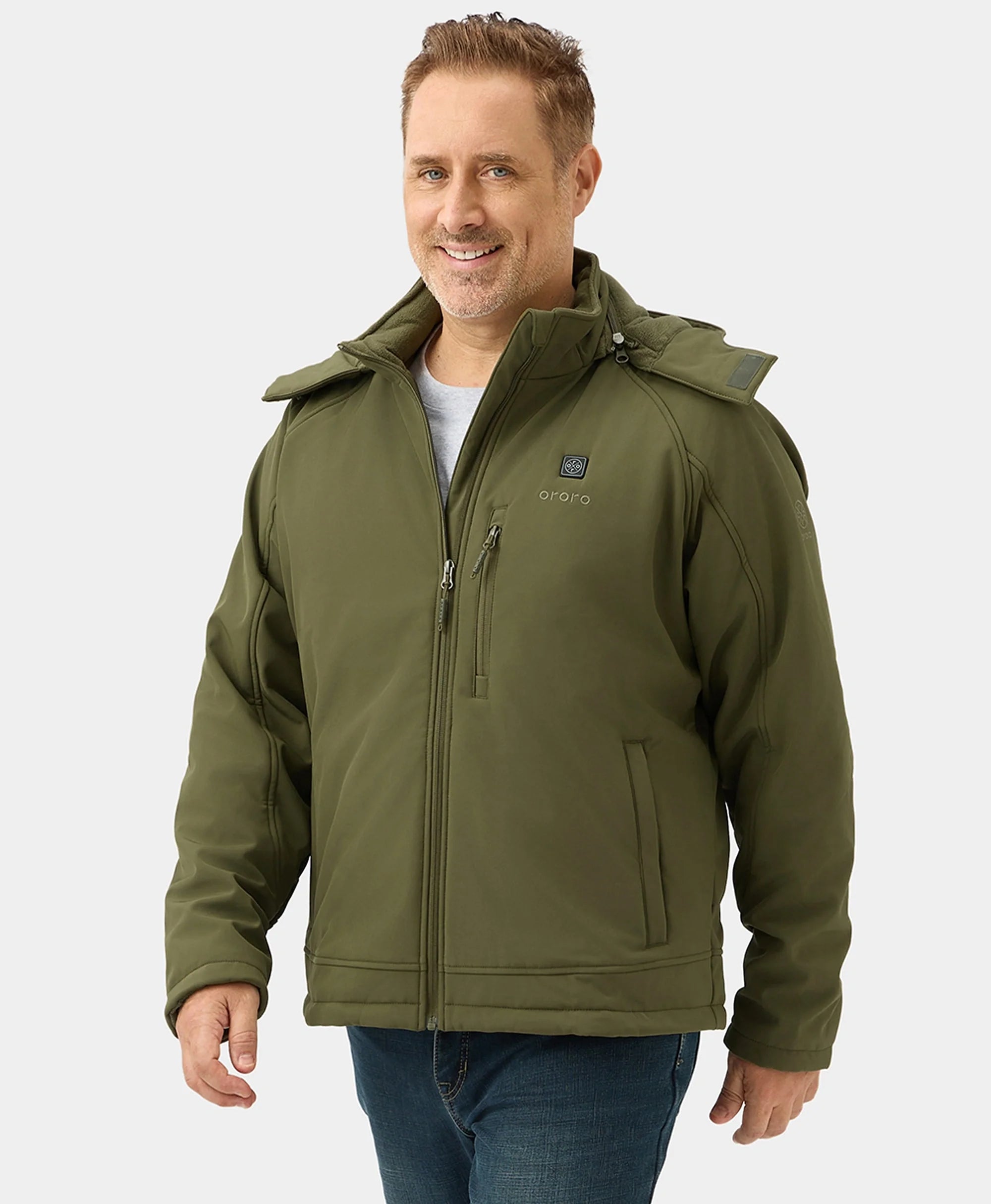 ORORO Heated Men's Classic Heated Jacket (Apparel Only) - Image 39