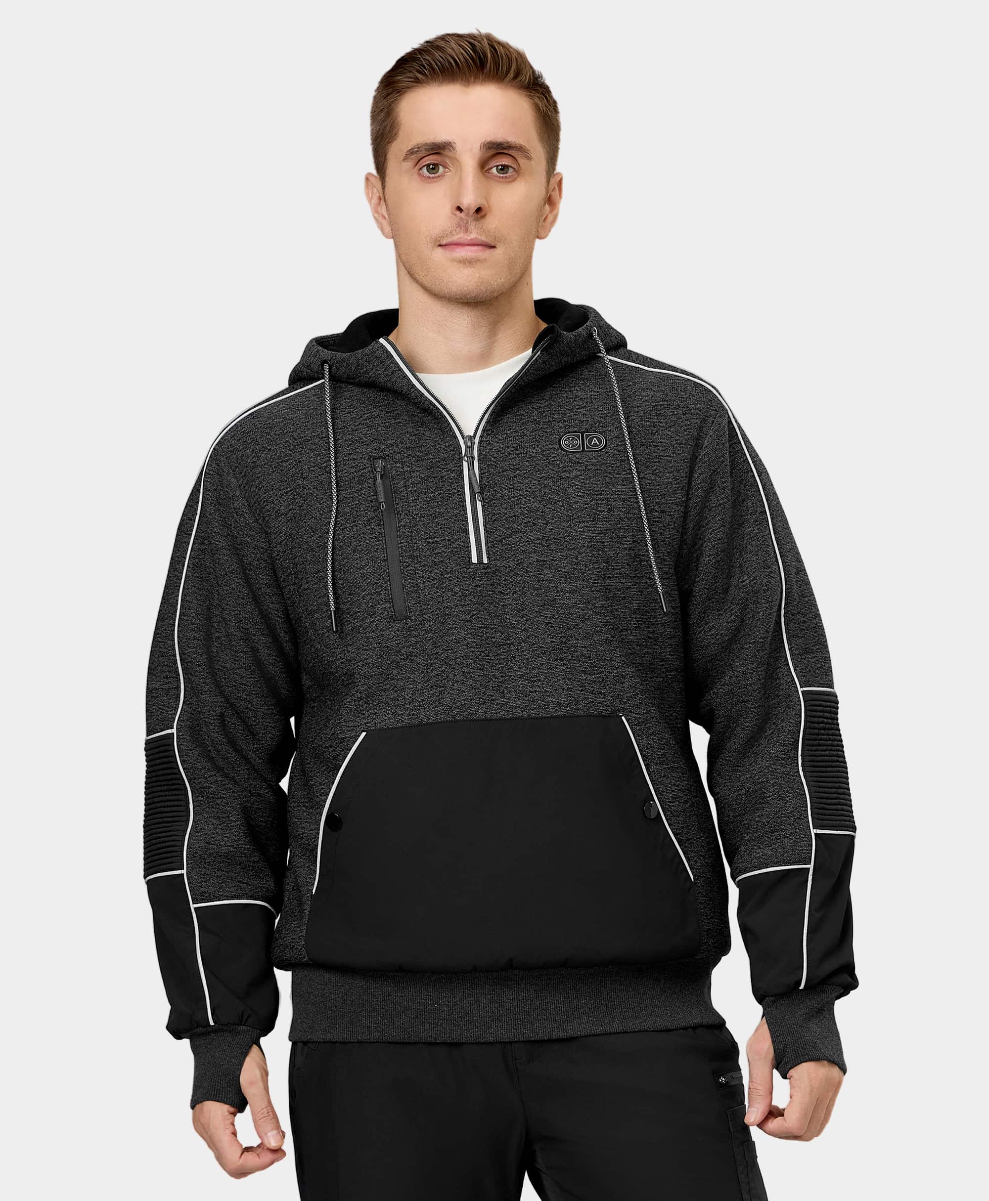 ORORO Heated Wayne Men's 5-Zone Heated Pullover Hoodie - Image 9