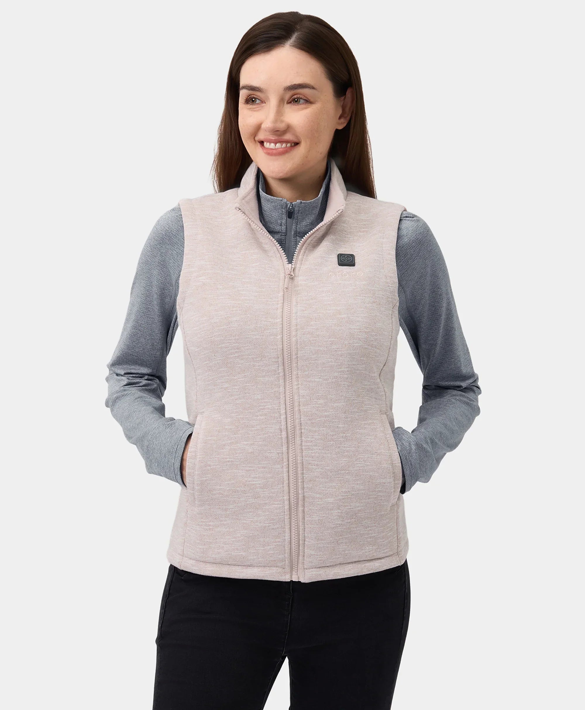 ORORO Heated Women's Heated Fleece Vest - Image 35