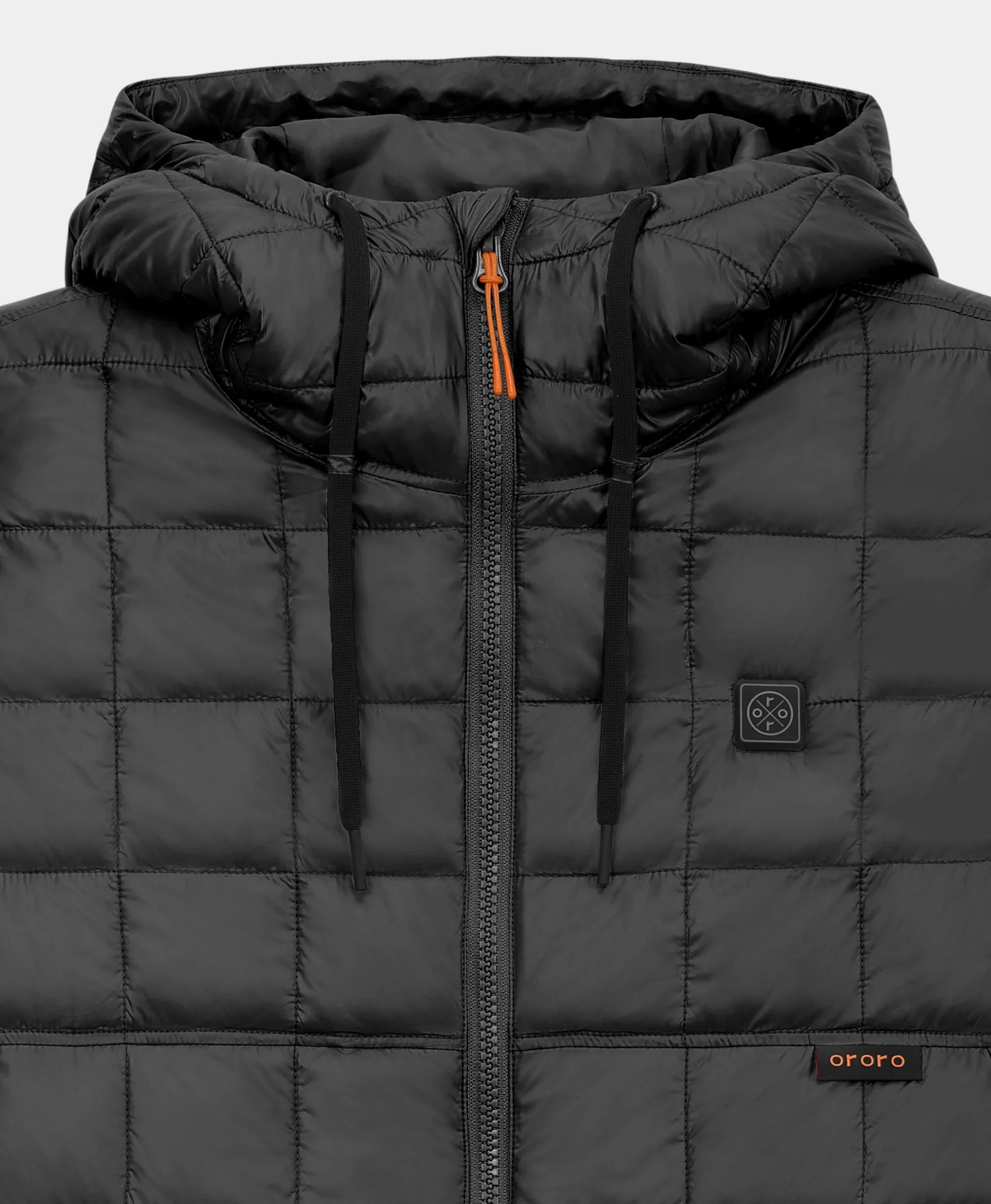 ORORO Heated PuffLyte™ Women's Junior 4-Zone Hooded Heated Vest (Apparel Only) - Image 15