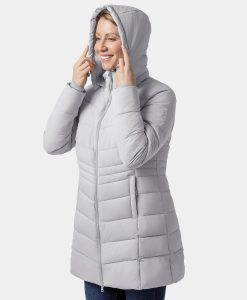 Alternative view of ORORO Heated Parkside Women's 4-Zone Heated Puffer Parka Jacket
