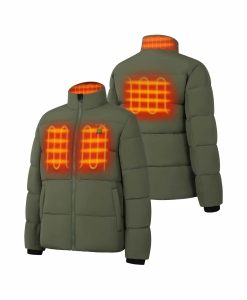 Alternative view of ORORO Heated Kids' 4-Zone Heated Down Jacket