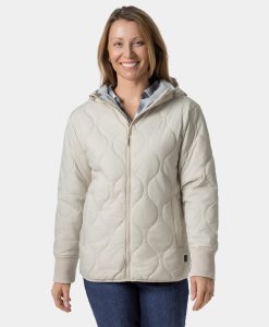 ORORO Heated Stargazer Women's Heated Quilted Hoodie Jacket (Apparel Only)