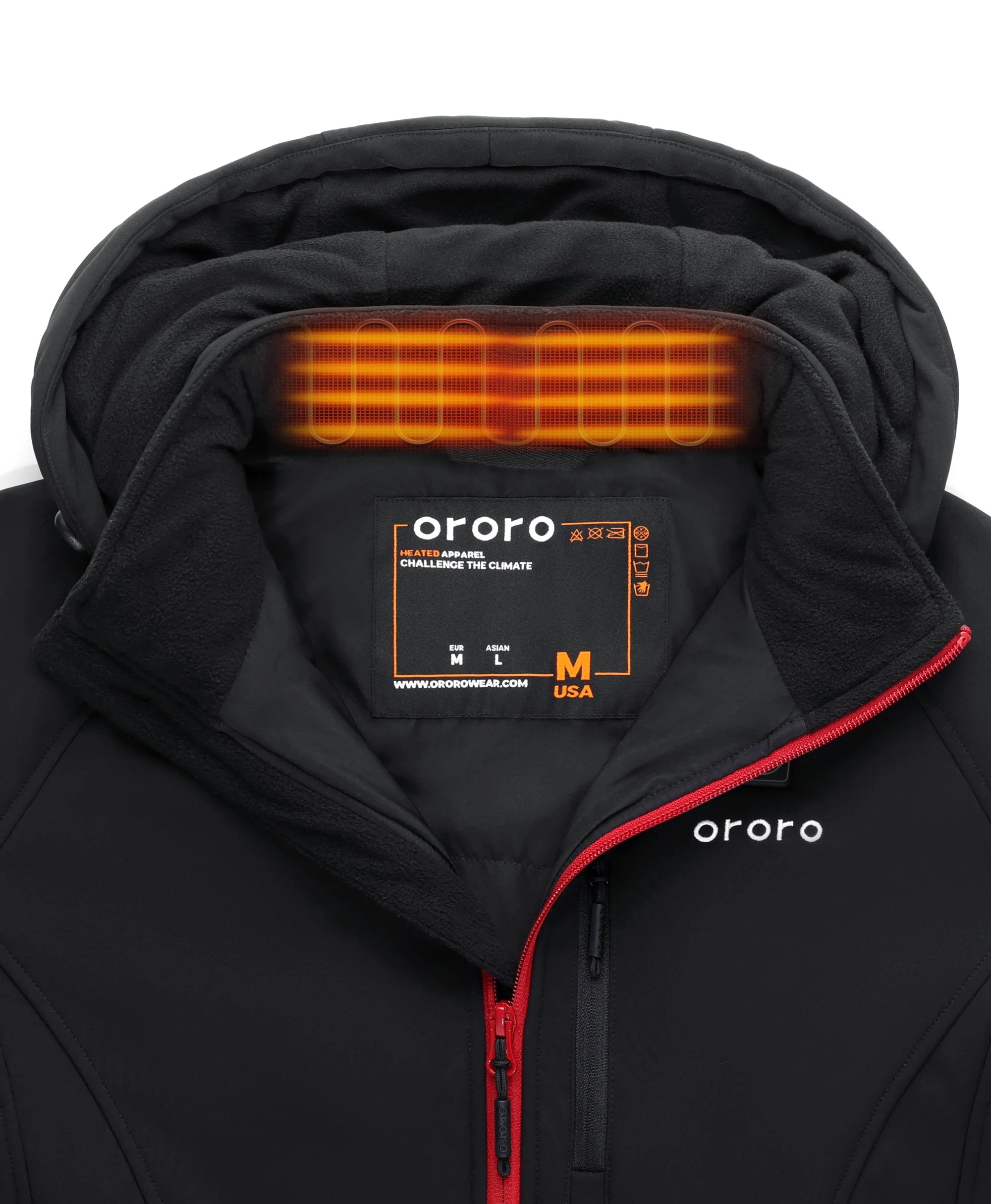 ORORO Heated Women's Classic Heated Jacket 2.0 (4 Heating Zones) - Image 17
