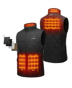 Alternative view of ORORO Heated Men's Heated Quilted Vest